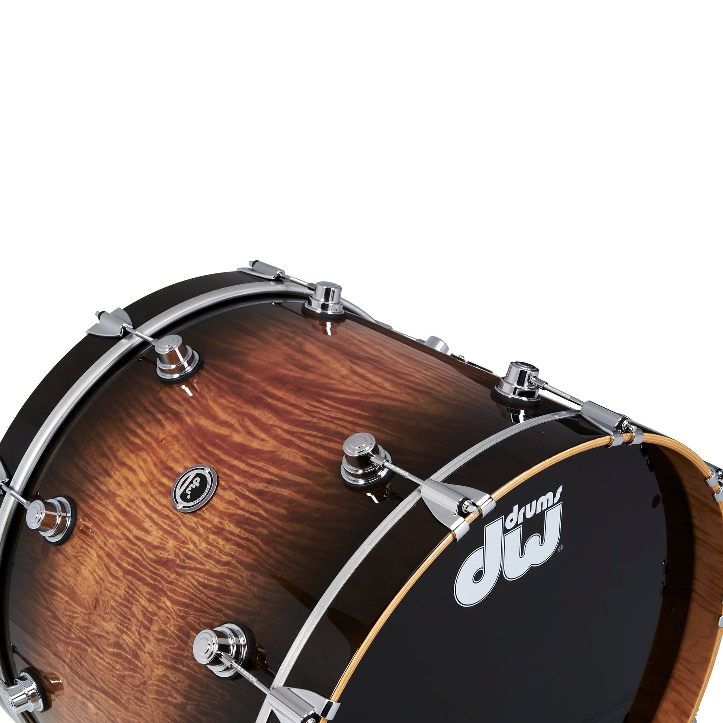 DW DWe 5-Piece Drum Kit Bundle - Exotic Curly Maple Burst