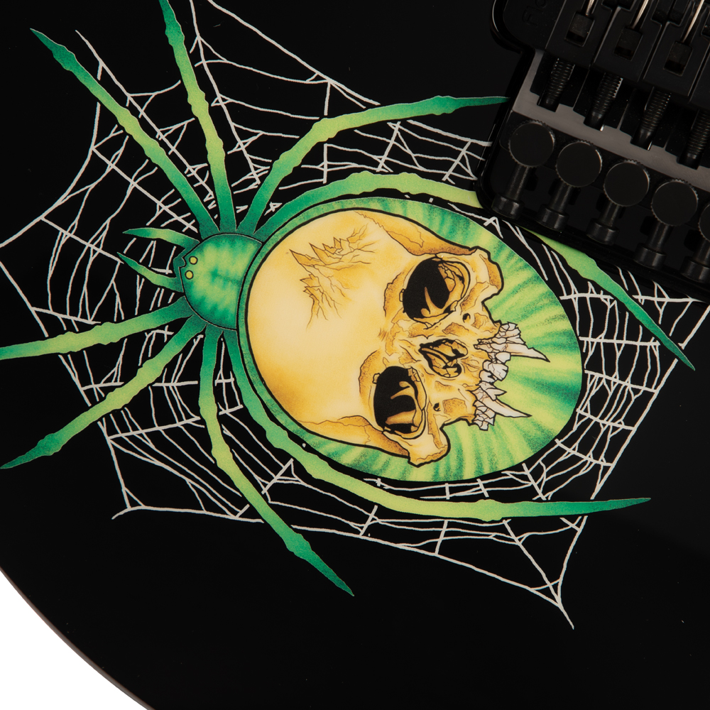 ESP 30th Anniversary KH-3 Spider Electric Guitar - Black With Spider Graphic