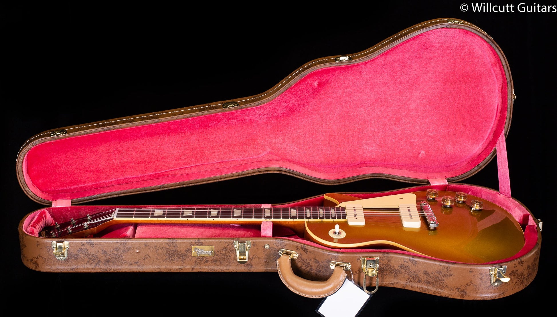 Gibson Custom Shop Willcutt Exclusive 1954 Les Paul Standard V2 Neck Gold Top VOS Lightweight M2M (535)