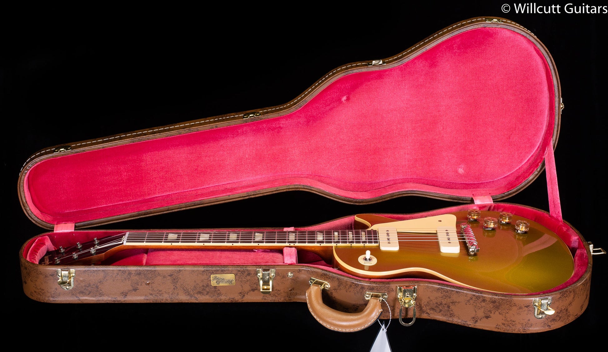 Gibson Custom Shop Willcutt Exclusive 1954 Les Paul Standard V2 Neck Gold Top VOS Lightweight M2M (555)