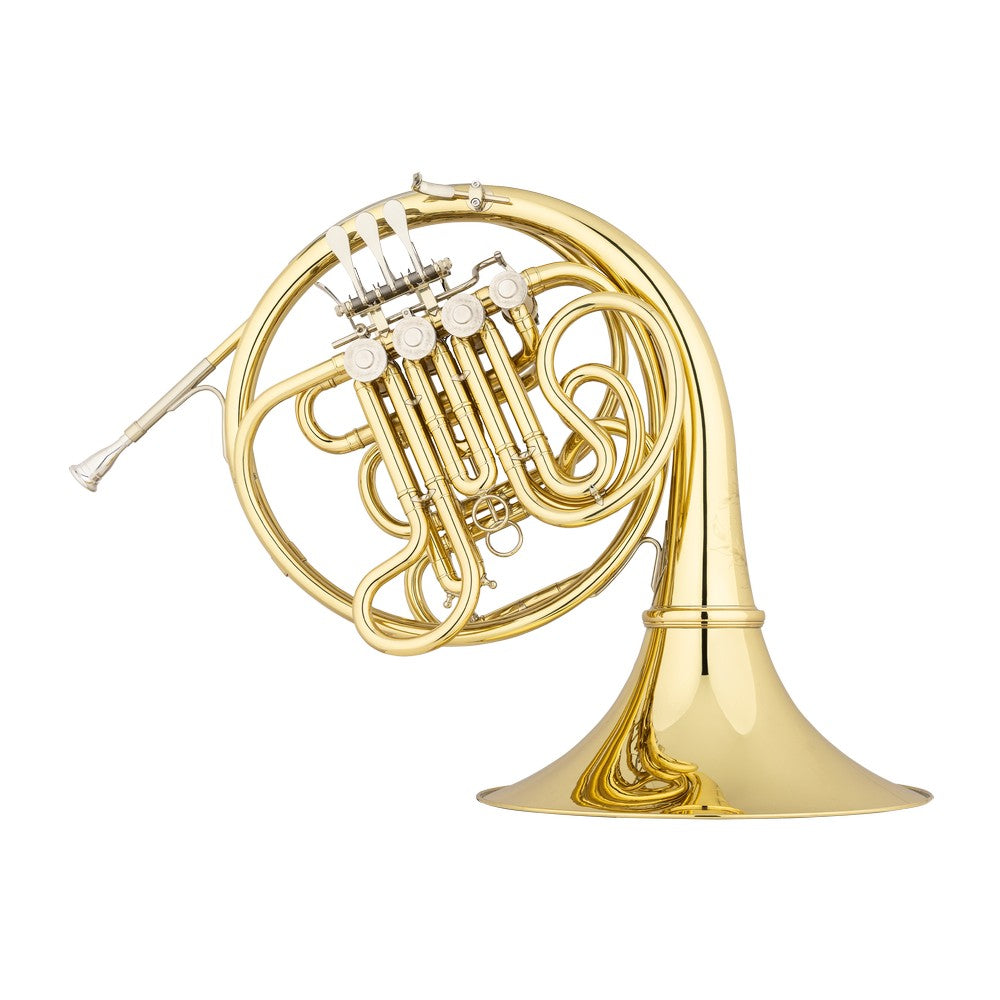 S.E. Shires Q20 F/Bb Double French Horn - Yellow Brass - Detachable Bell - Clear Lacquer
