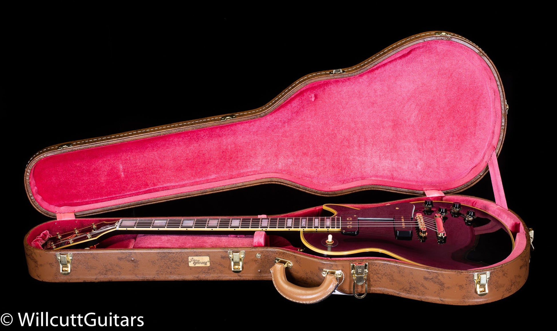 Gibson 1954 Les Paul Custom Staple Pickup Reissue VOS Ebony (024)