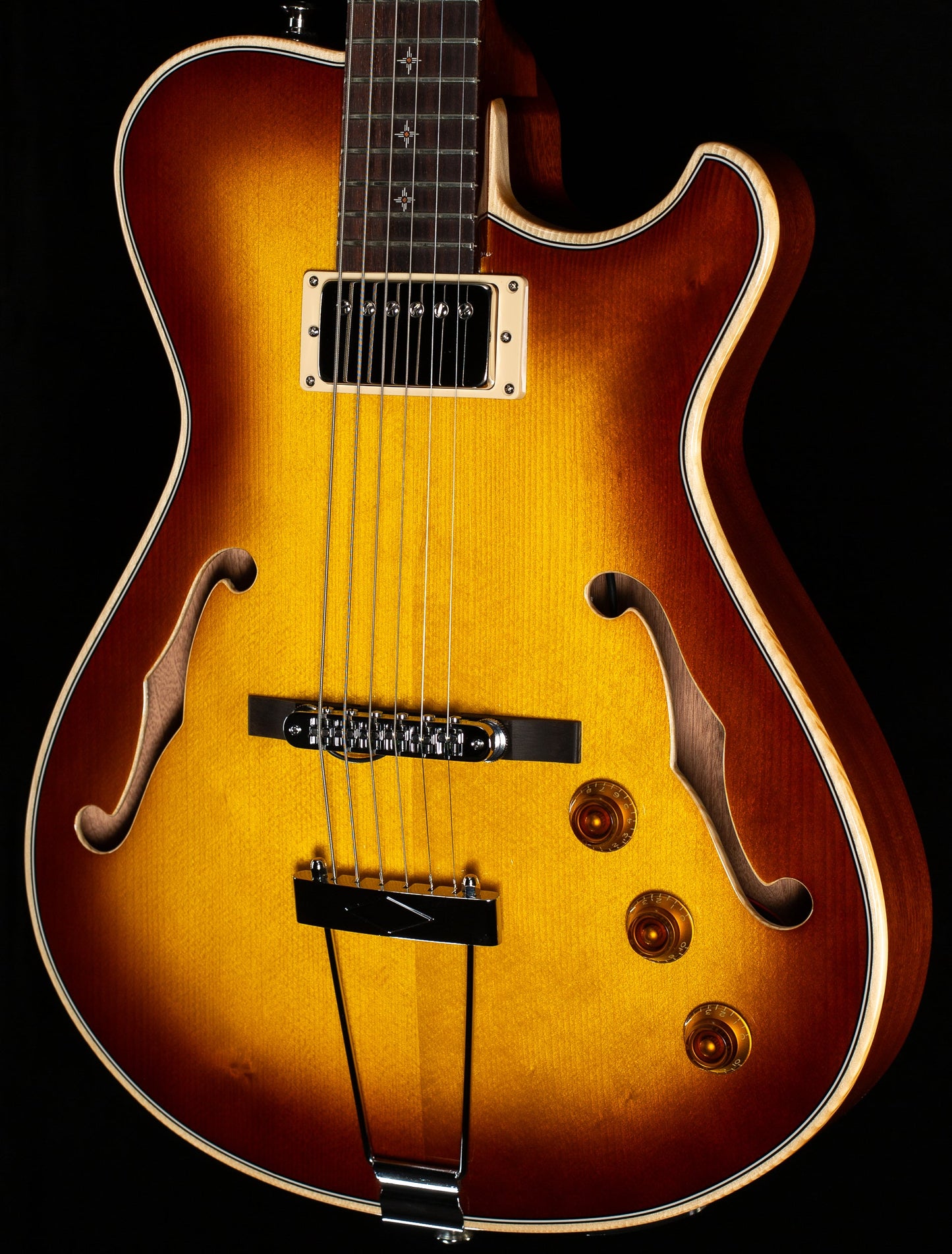 Knaggs Influence Chena A HB/Piezo TobaccoBurst (437)