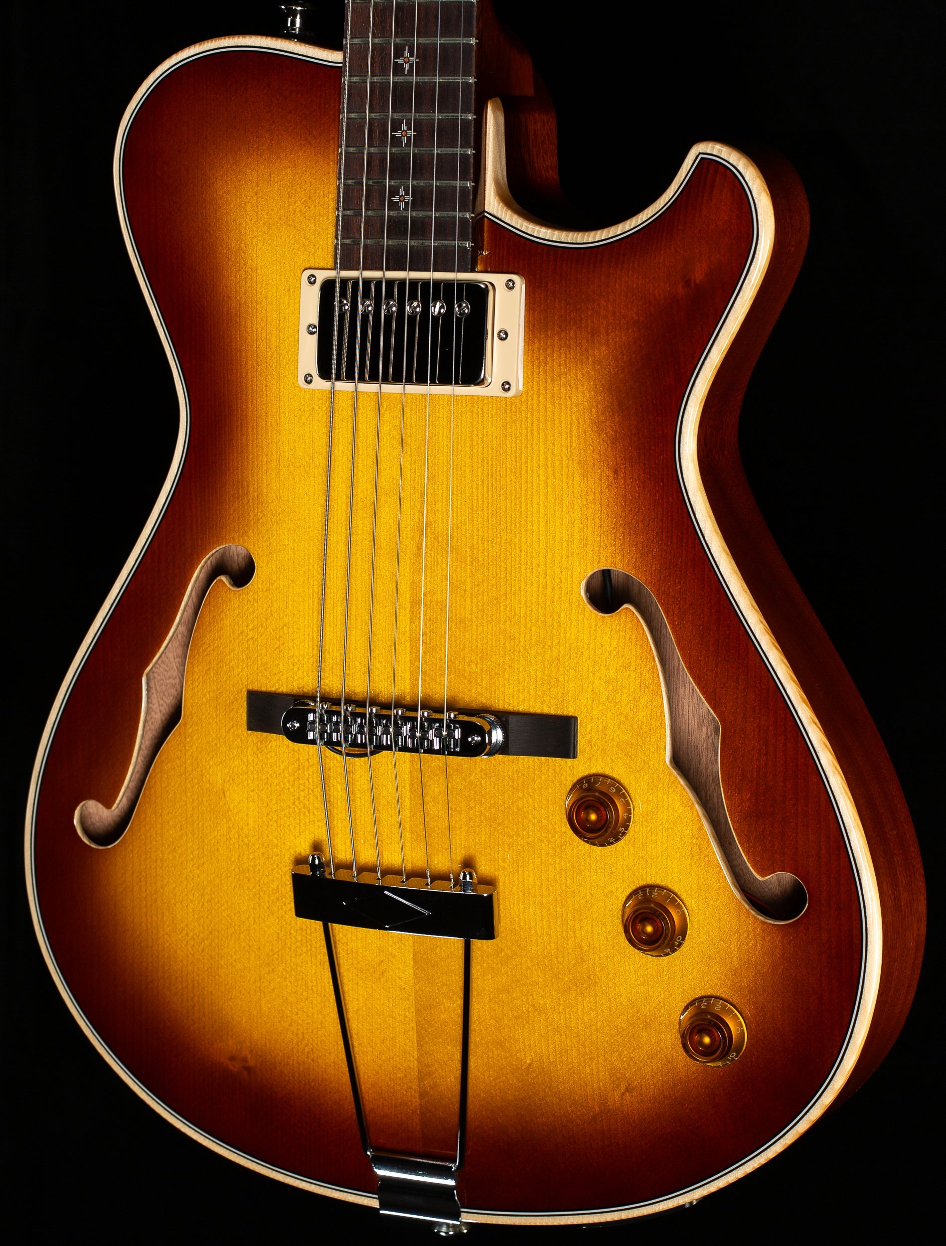 Knaggs Influence Chena A HB/Piezo TobaccoBurst (437)