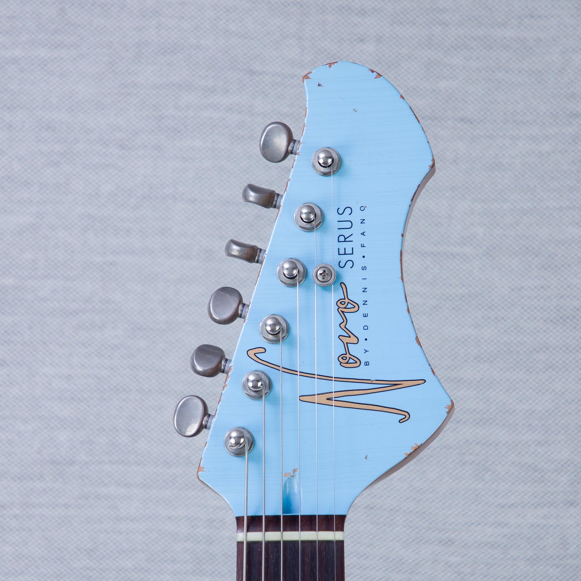 Novo Guitars Dealer Limited Edition Serus J Electric Guitar - FOF Daphne Blue over '64 3TB - #26685