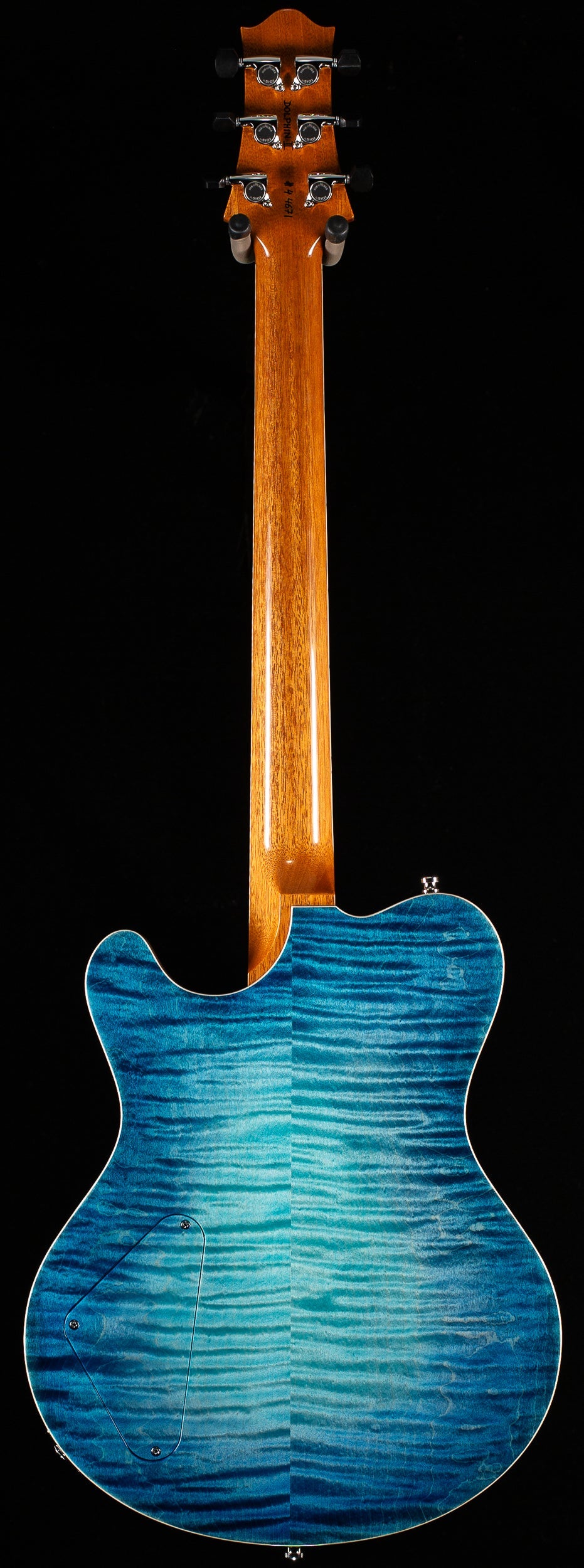 Nik Huber Dolphin II Semi-Hollow Custom Blue Burst (671)