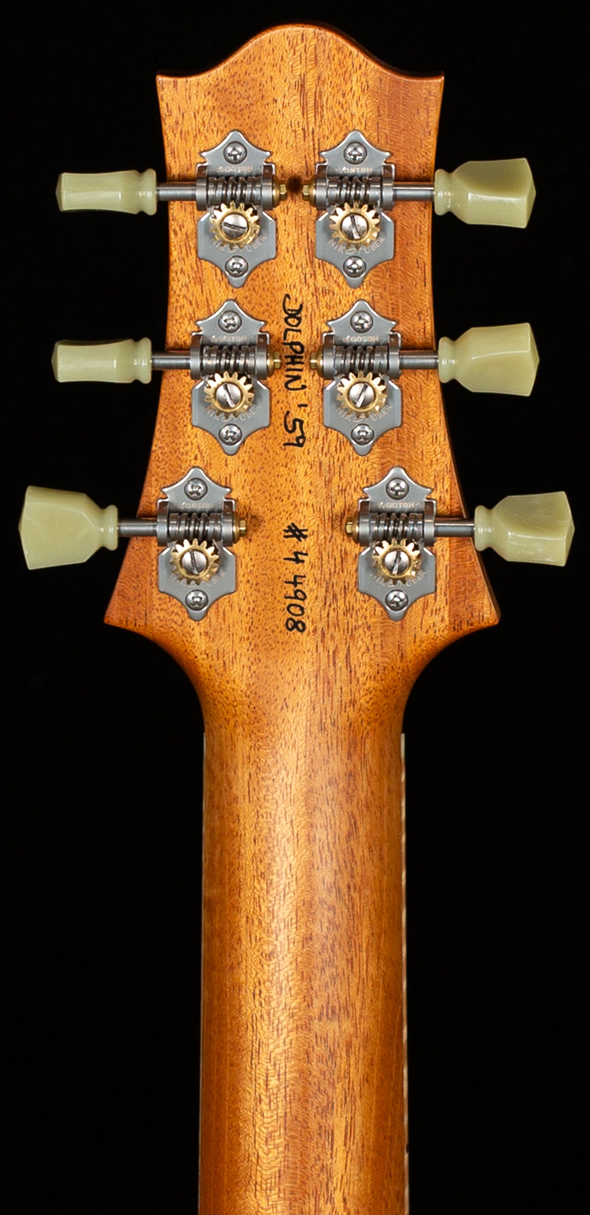 Nik Huber Dolphin '59 Curly Flame Maple Top Atlantic Blue (908)