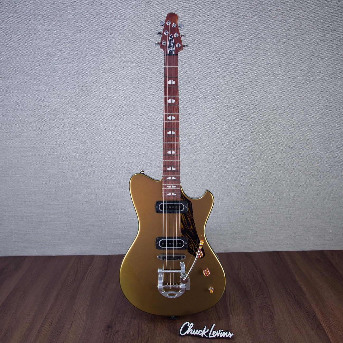 Powers Electric A-Type Electric Guitar - Chroma Canteloupe - #B011