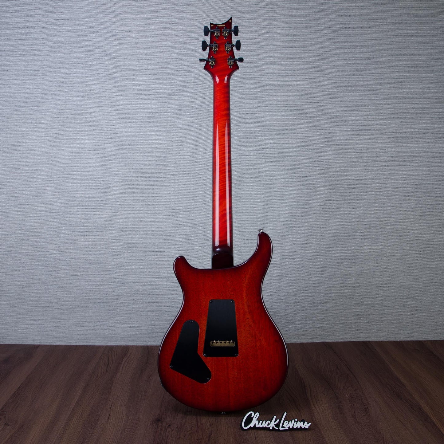 PRS Limited Edition Custom 24-08 10-Top Electric Guitar - Fire Red Burst - #0424105