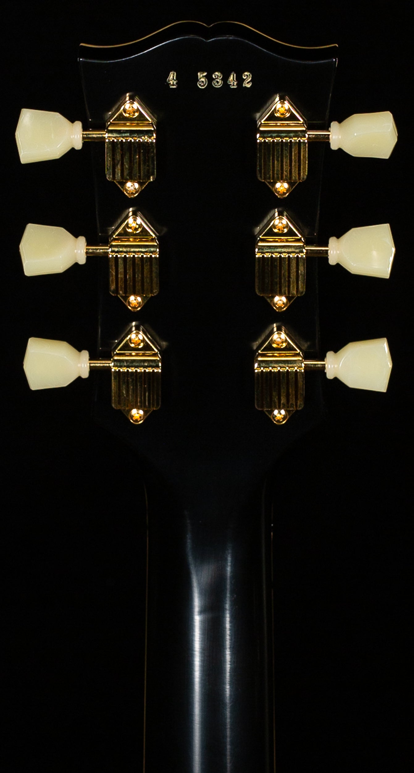 Gibson Custom Shop 1954 Les Paul Custom Staple Pickup Reissue Ebony VOS (342)