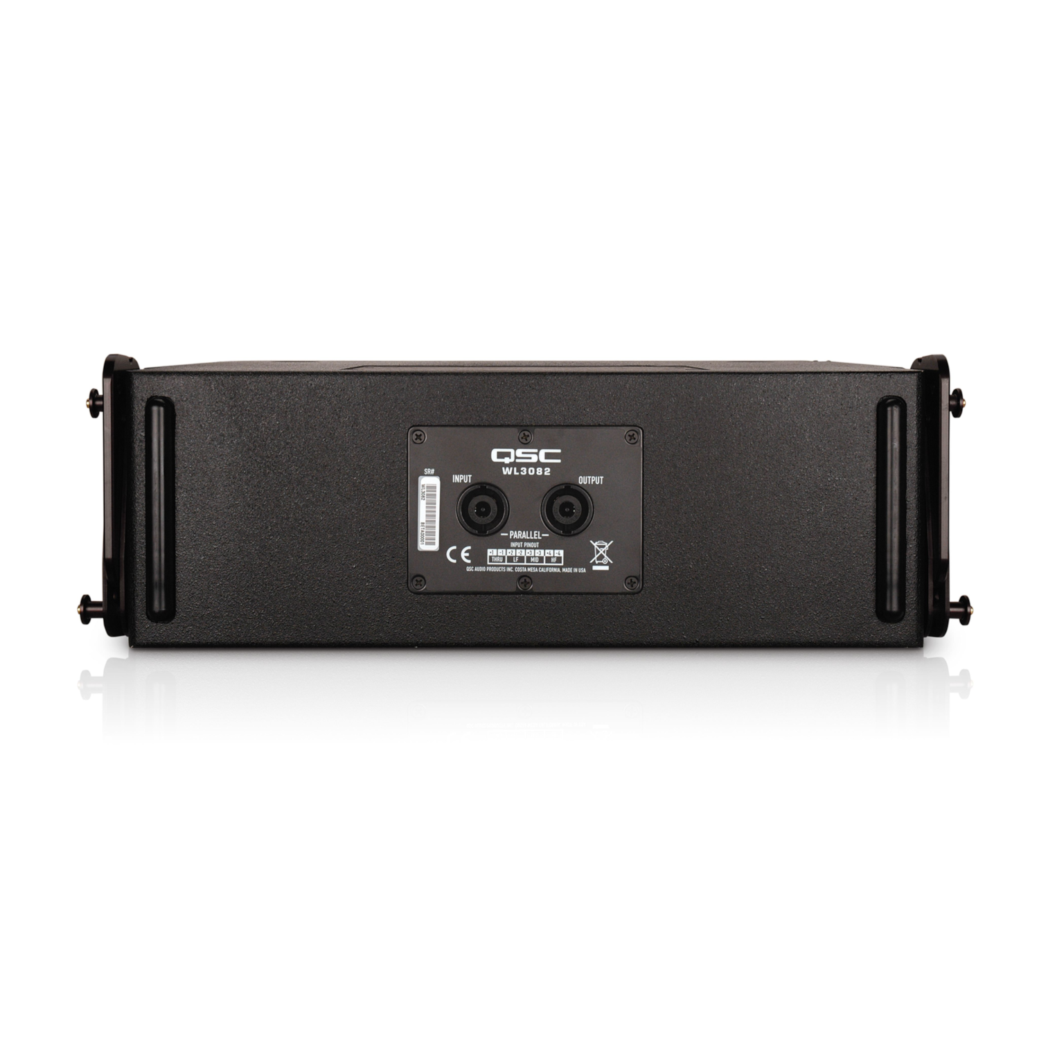QSC Wideline WL3082BK Install Package with 8 WL3082BK and 2 AF3082-S-BK Small Frame Array