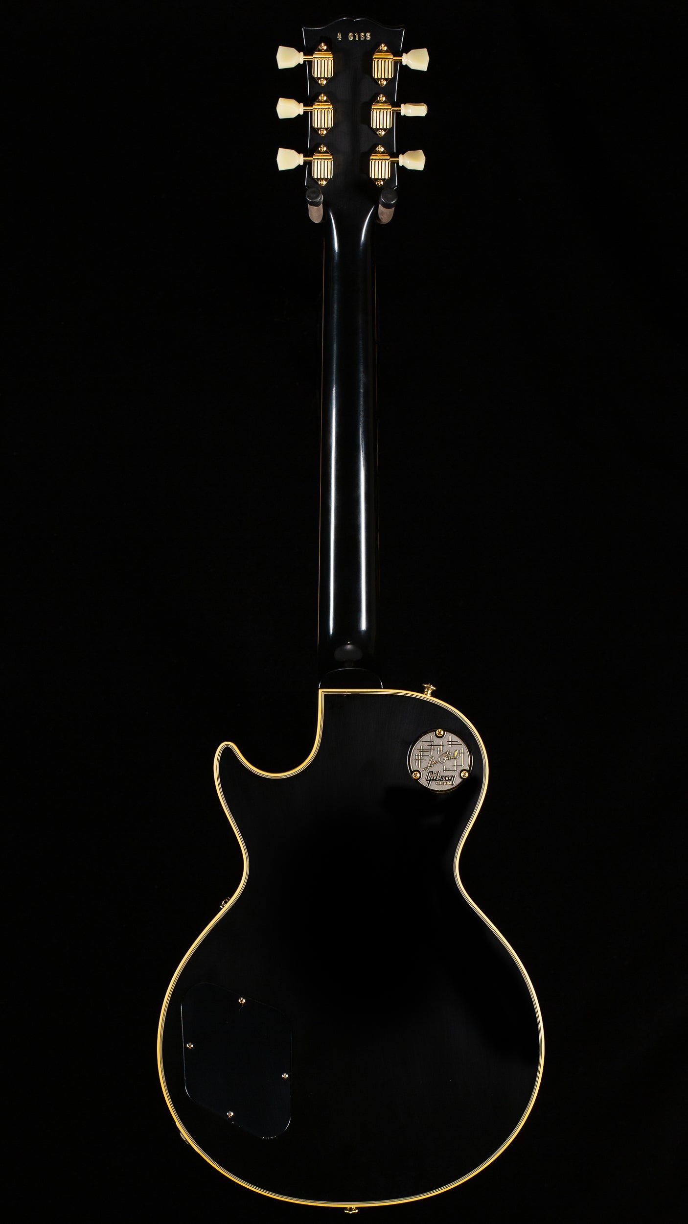 Gibson Custom Shop 1954 Les Paul Custom Staple Pickup Reissue Ebony VOS  (155)