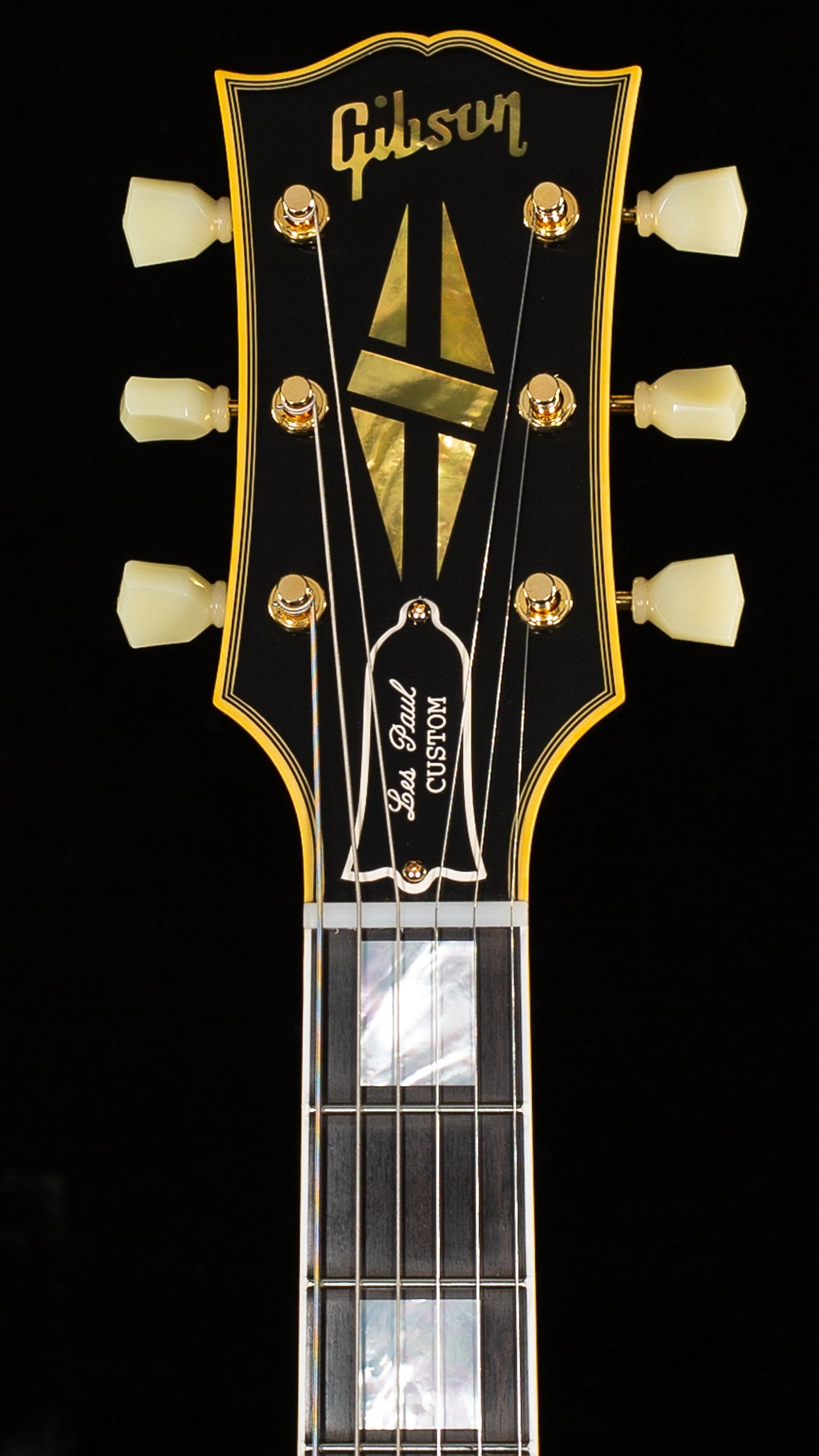 Gibson Custom Shop 1954 Les Paul Custom Staple Pickup Reissue Ebony VOS  (155)