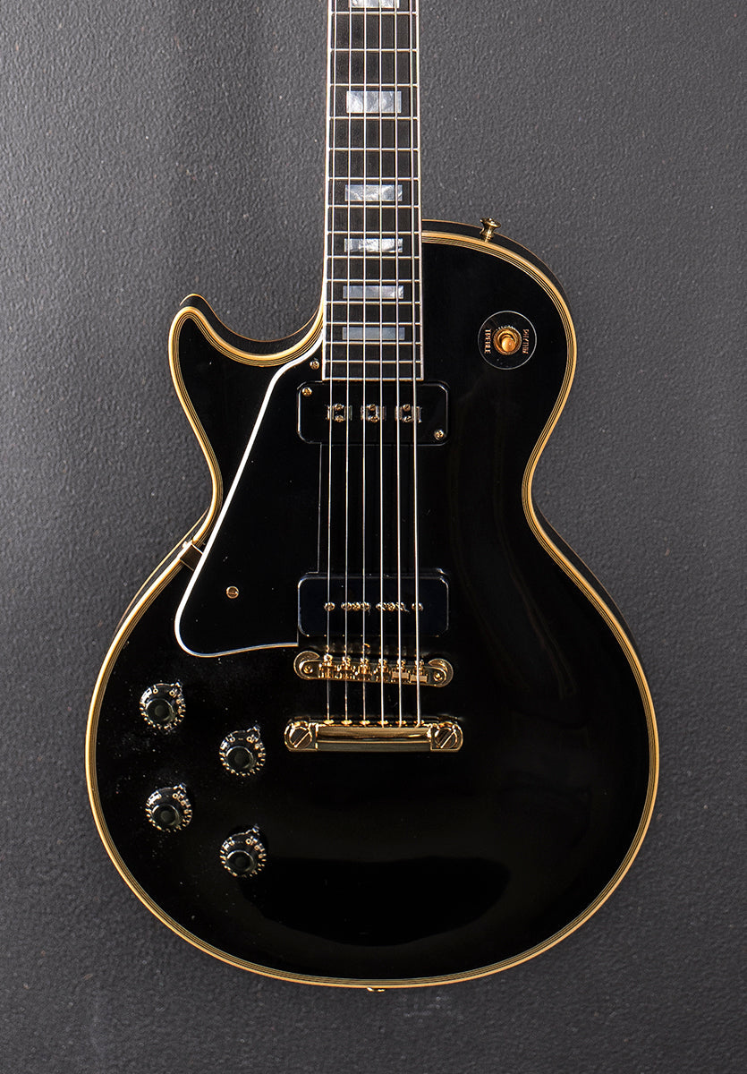 1954 Les Paul Custom Staple Pickup Reissue Left Hand - VOS Ebony