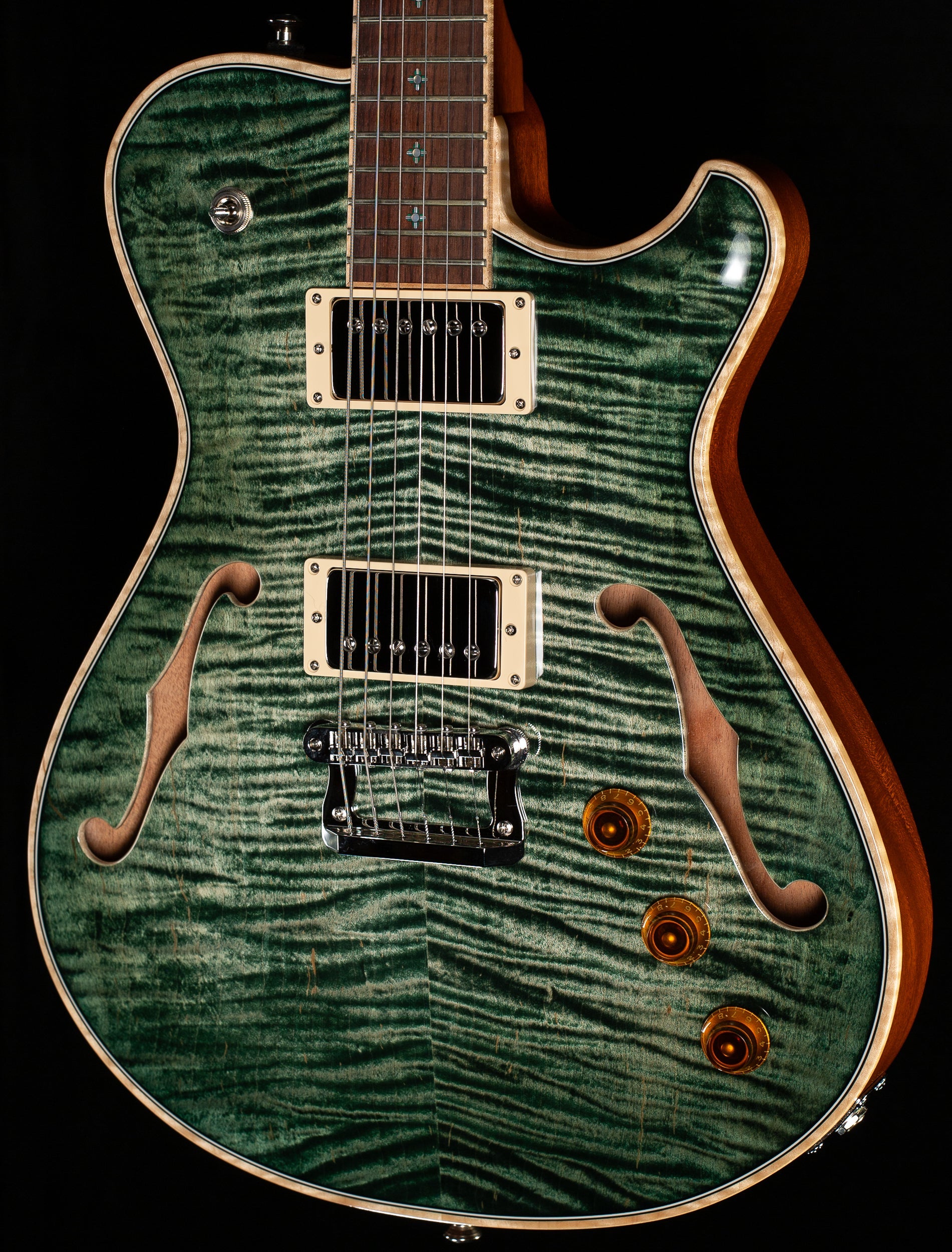 Knaggs Influence Chena Navajo Sun Jade Burst 15th Anniversary T1 Maple Top (466)