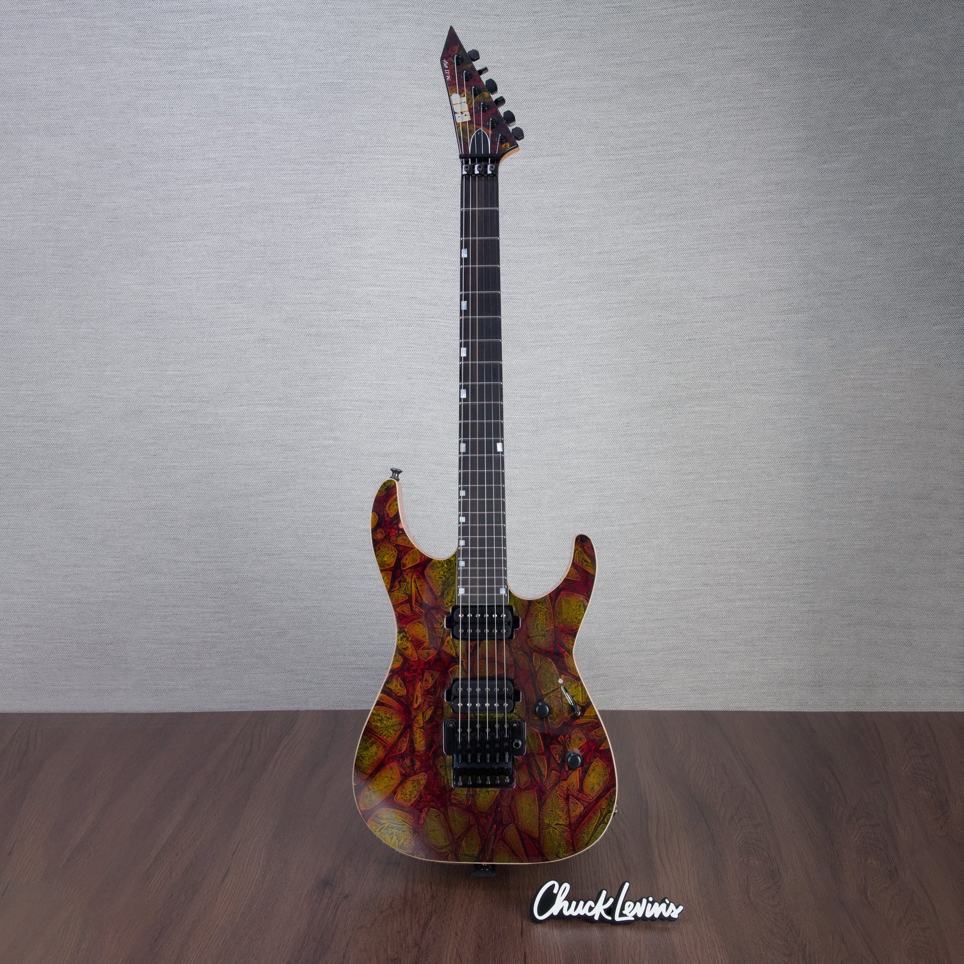 ESP USA M-II NTB FR Electric Guitar - Hellfire - #US24098