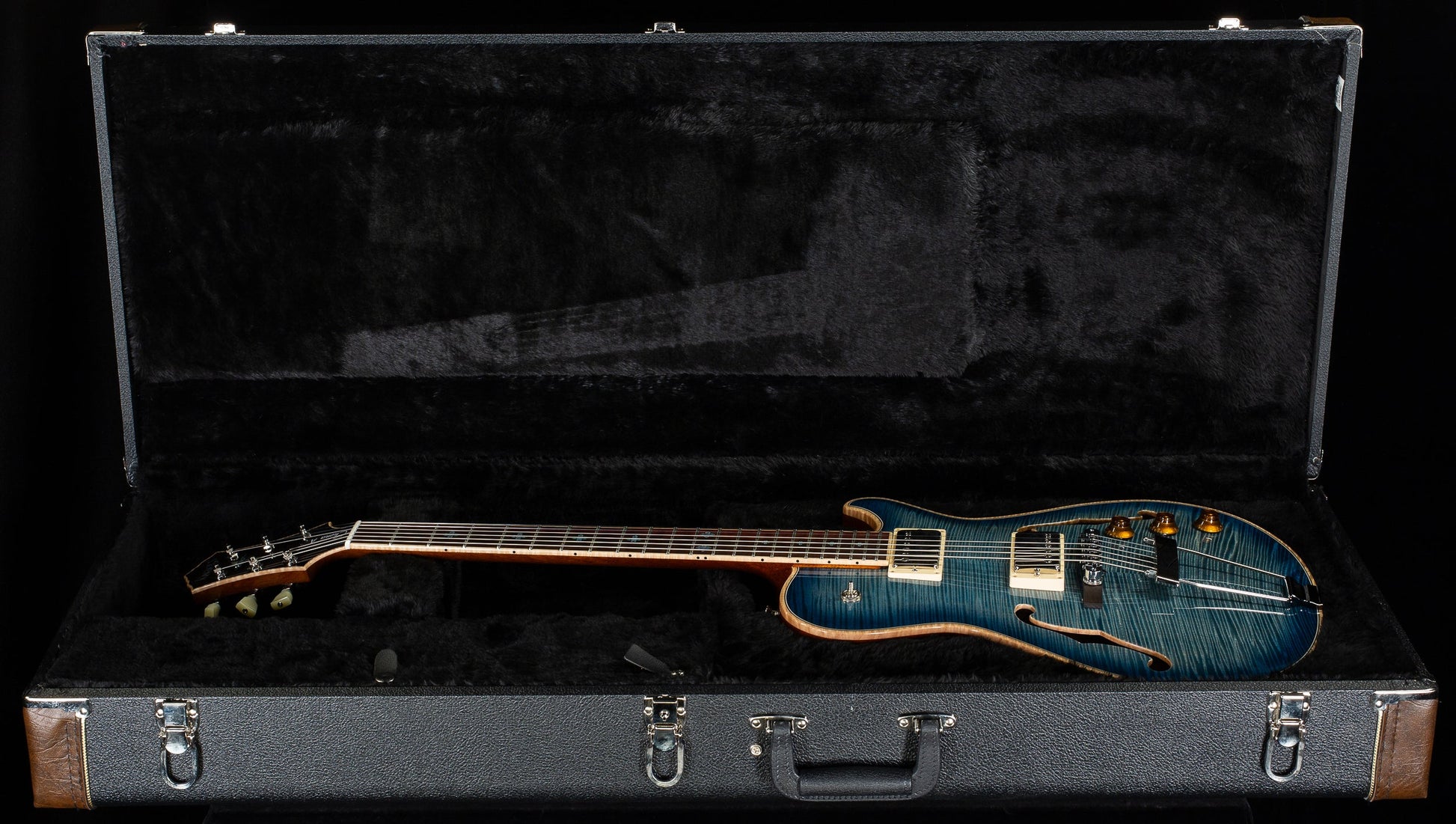 Knaggs Influence Chena A H2 TurquoiseBurst w/T1 Maple Top, Najavo Sun Package (489)