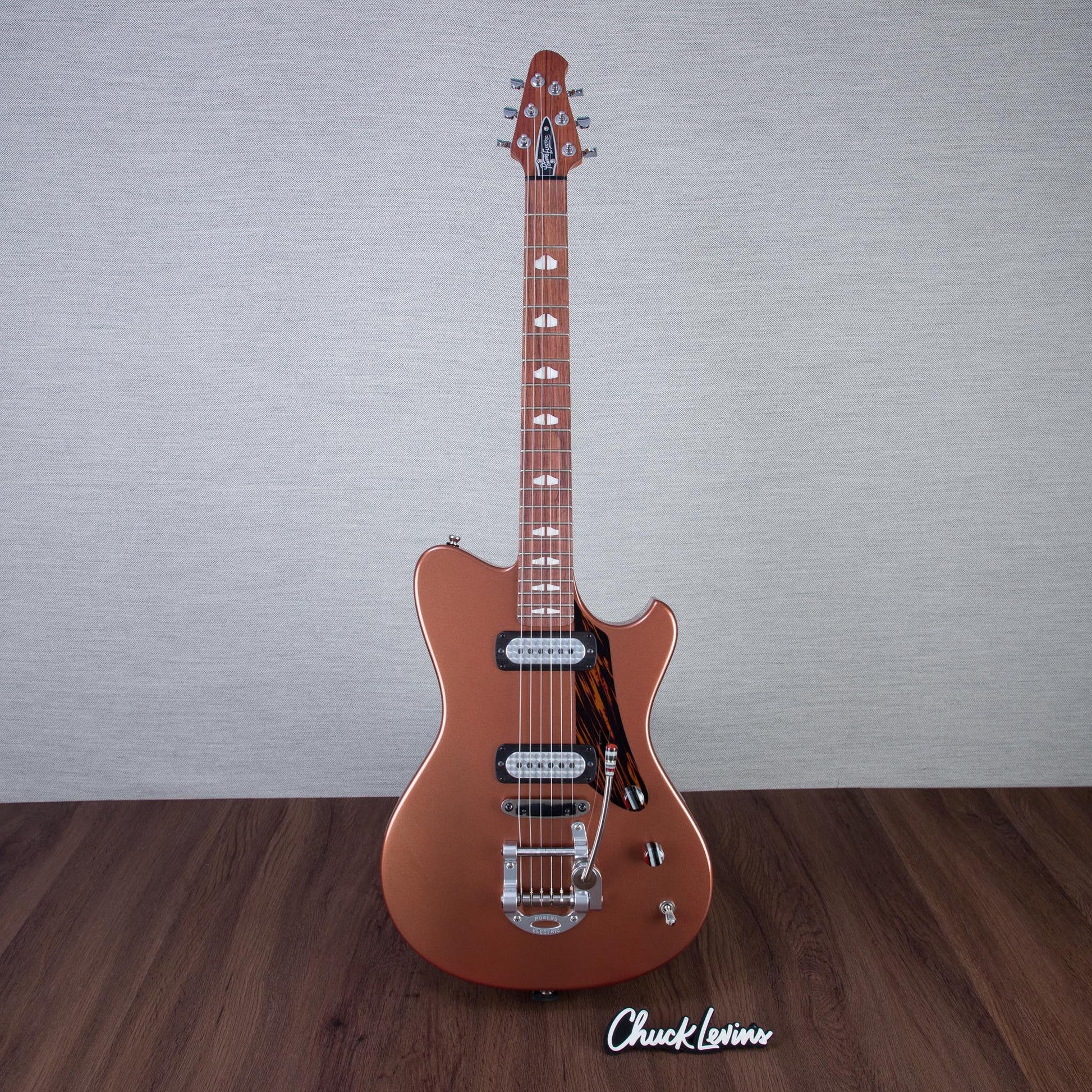 Powers Electric A-Type Select Maple Electric Guitar - Byzantine Gold - #B179