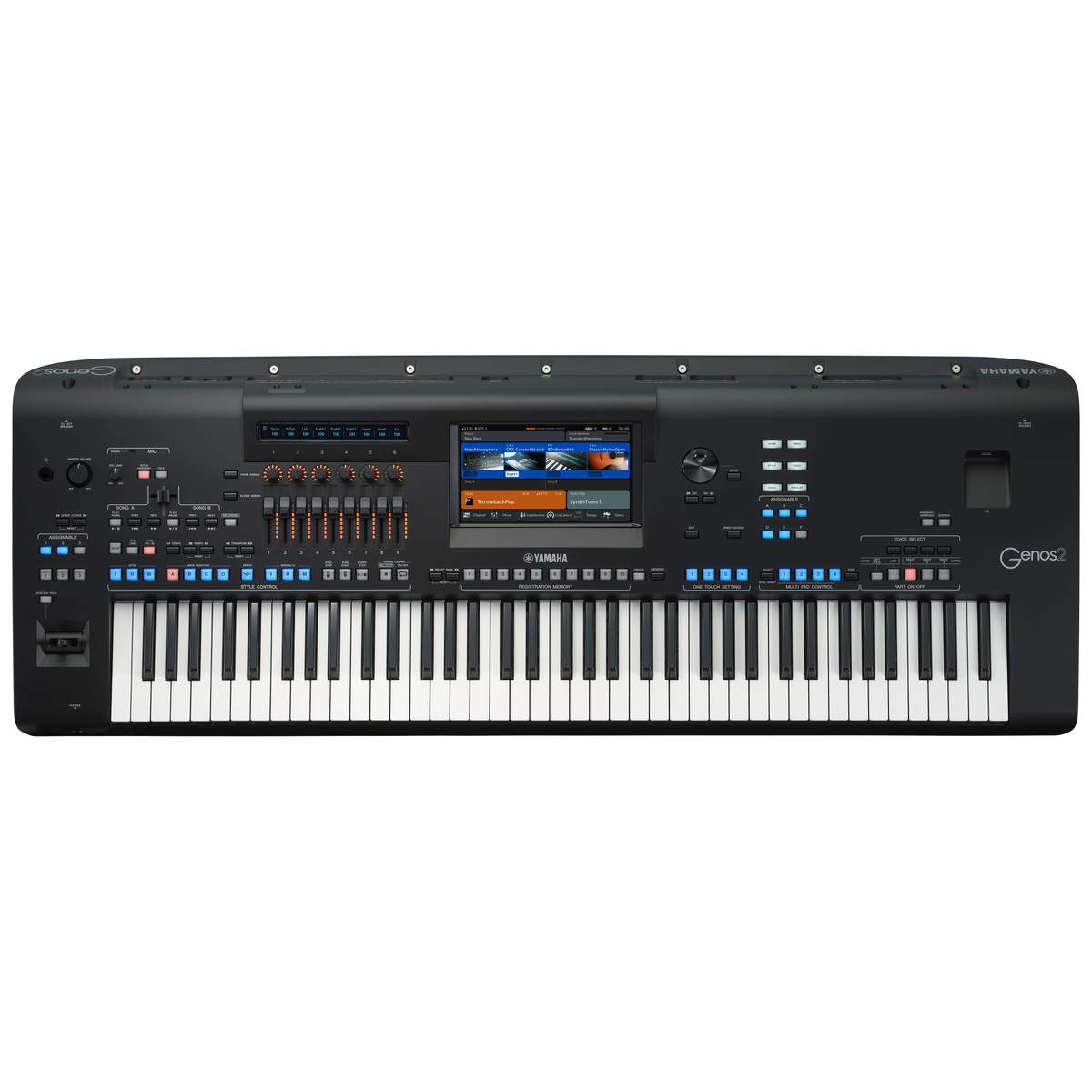 Yamaha Genos2 Flagship 76-Key Arranger Keyboard - Mint, Open Box, Used