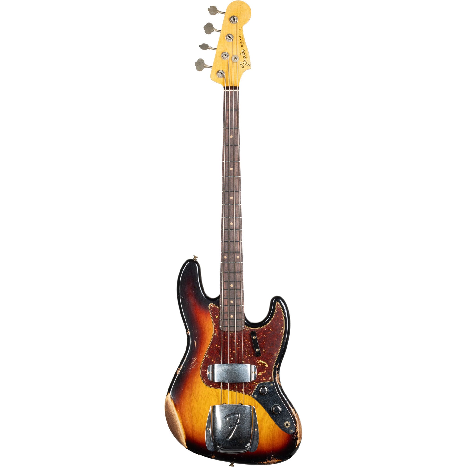 Fender Custom Shop 1961 Jazz Bass - Heavy Relic 3 Tone Sunburst