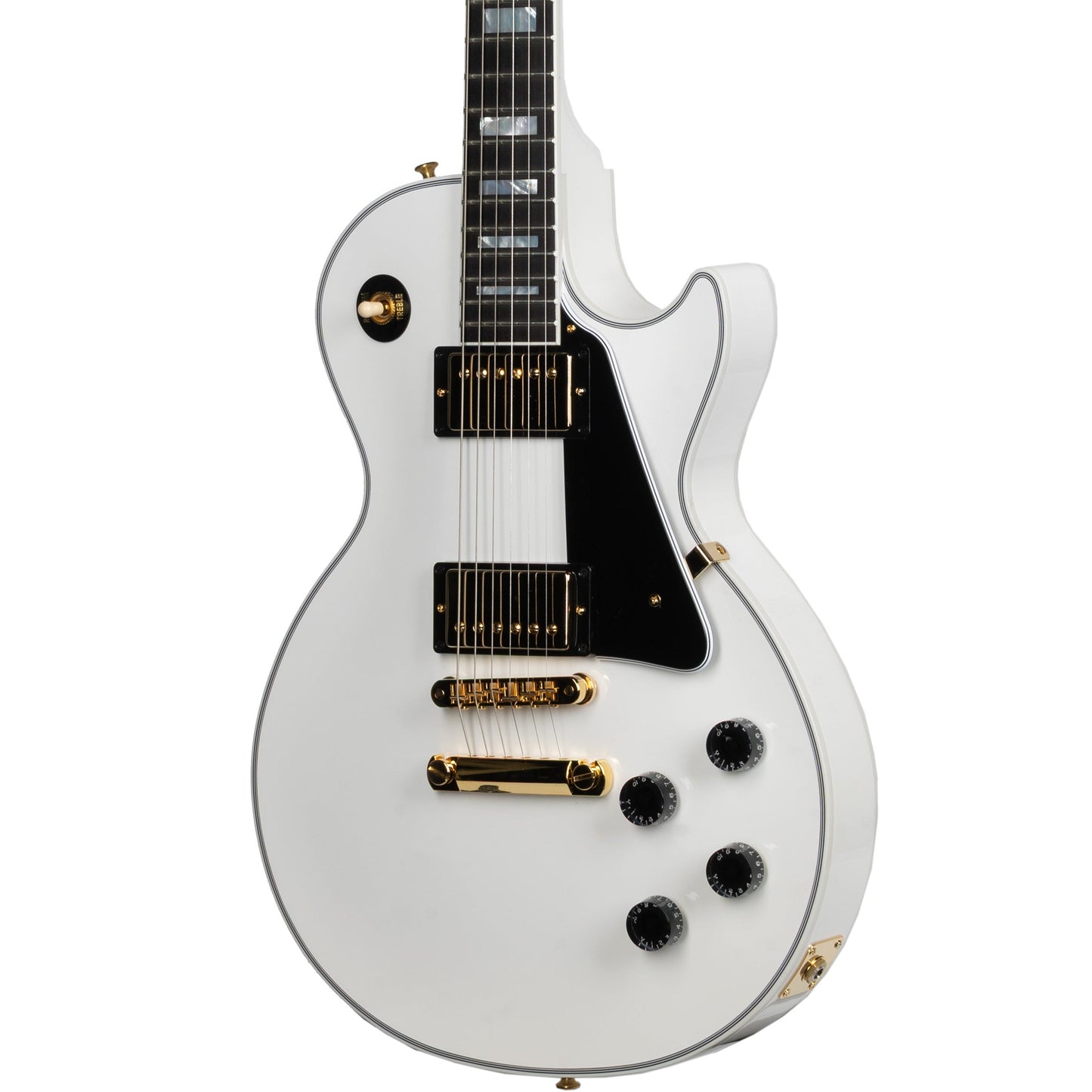 Gibson Les Paul Custom Electric Guitar w/ Ebony Fingerboard - Alpine White