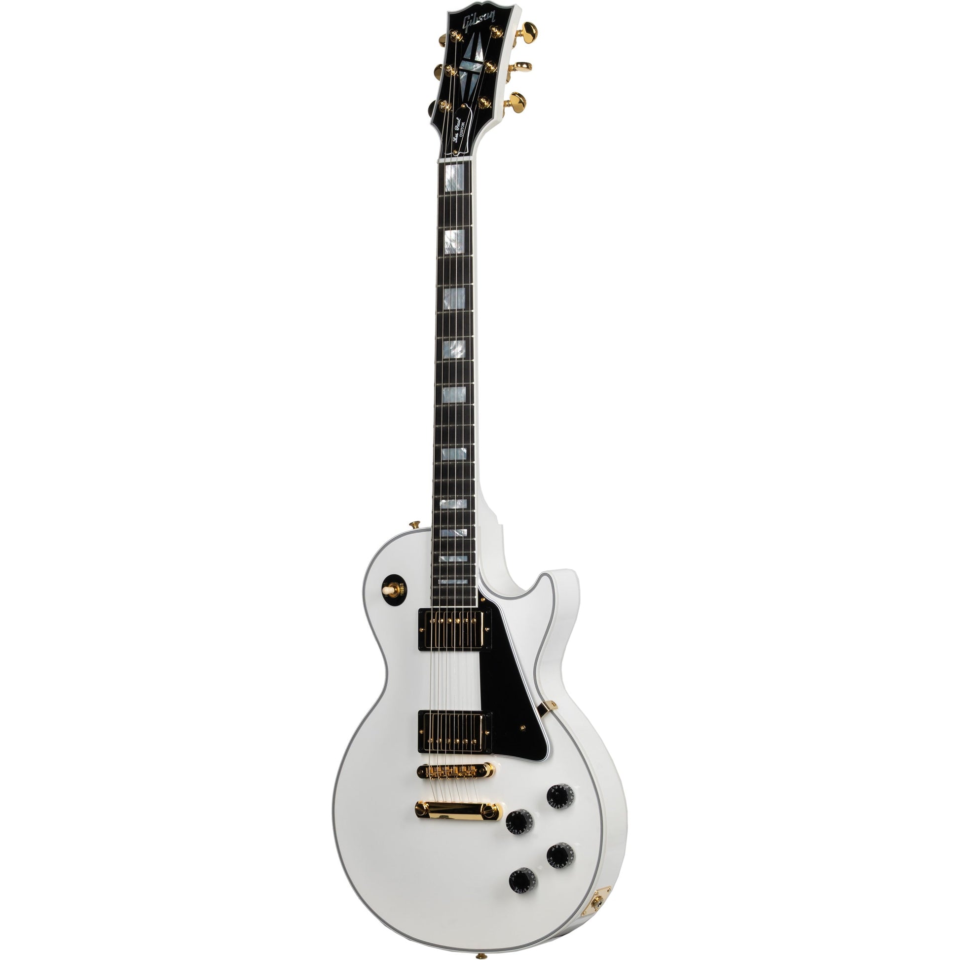 Gibson Les Paul Custom Electric Guitar w/ Ebony Fingerboard - Alpine White