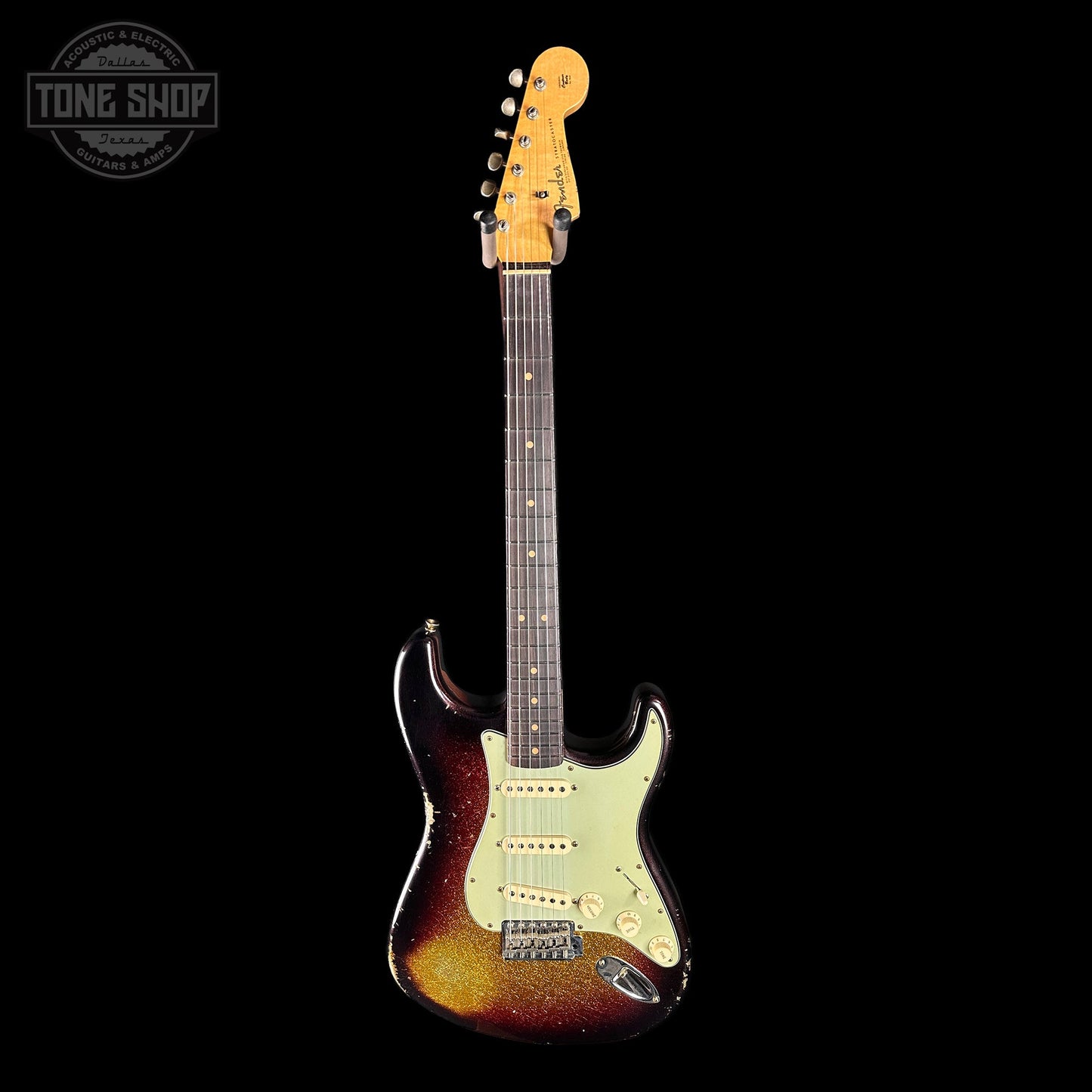 Fender Custom Shop 1963 Stratocaster Relic 3 Tone Sunburst Sparkle w/case TSLTD4OF10