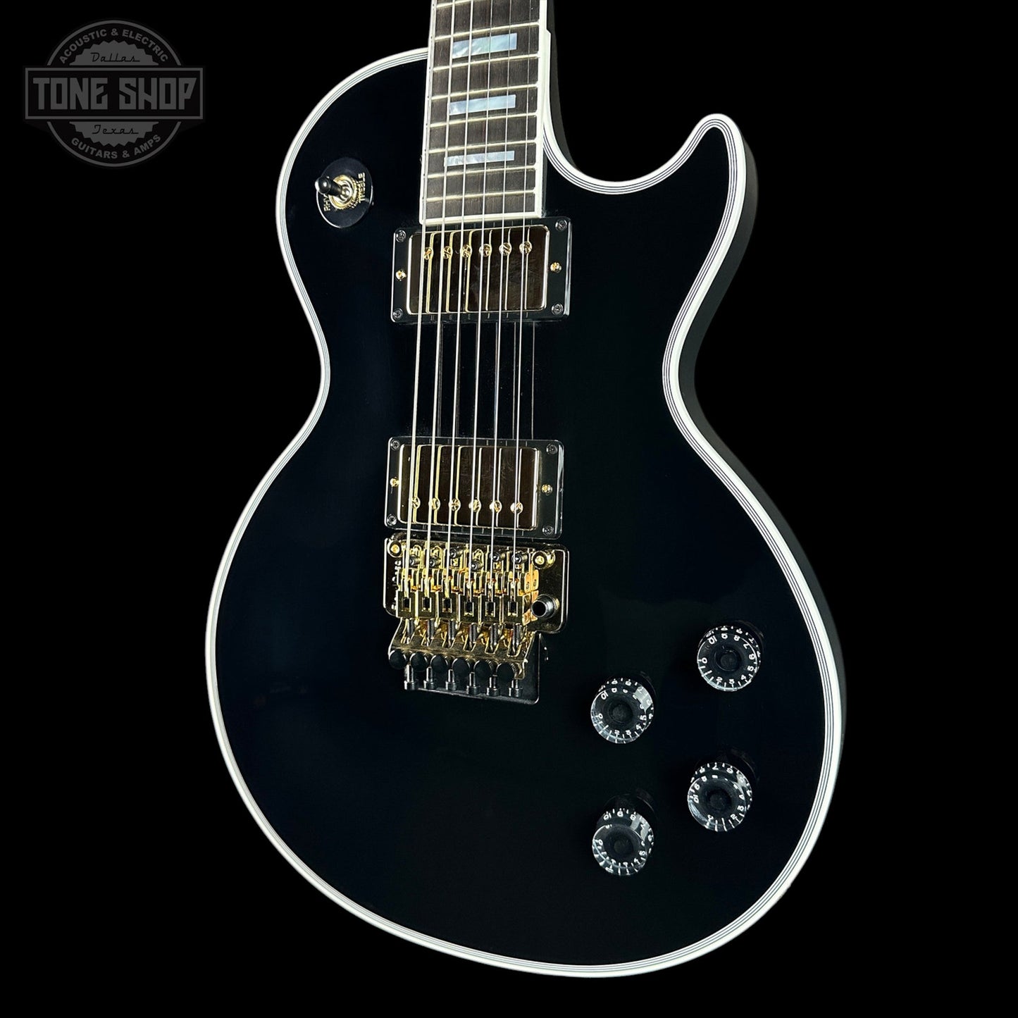 Gibson Custom Les Paul Axcess Custom w/Ebony Fingerboard Floyd Rose Gloss Ebony w/case CS600476
