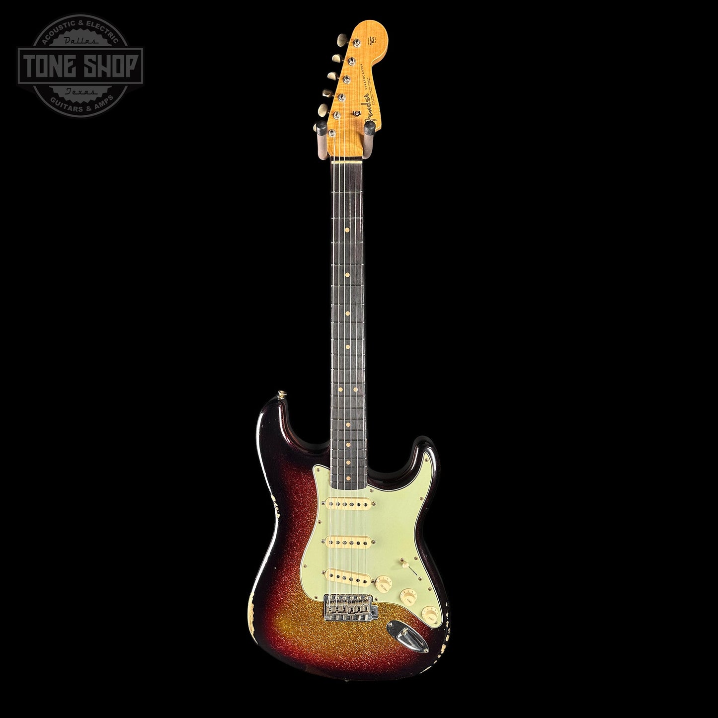 Fender Custom Shop 1963 Stratocaster Relic 3 Tone Sunburst Sparkle w/case TSLTD2OF10