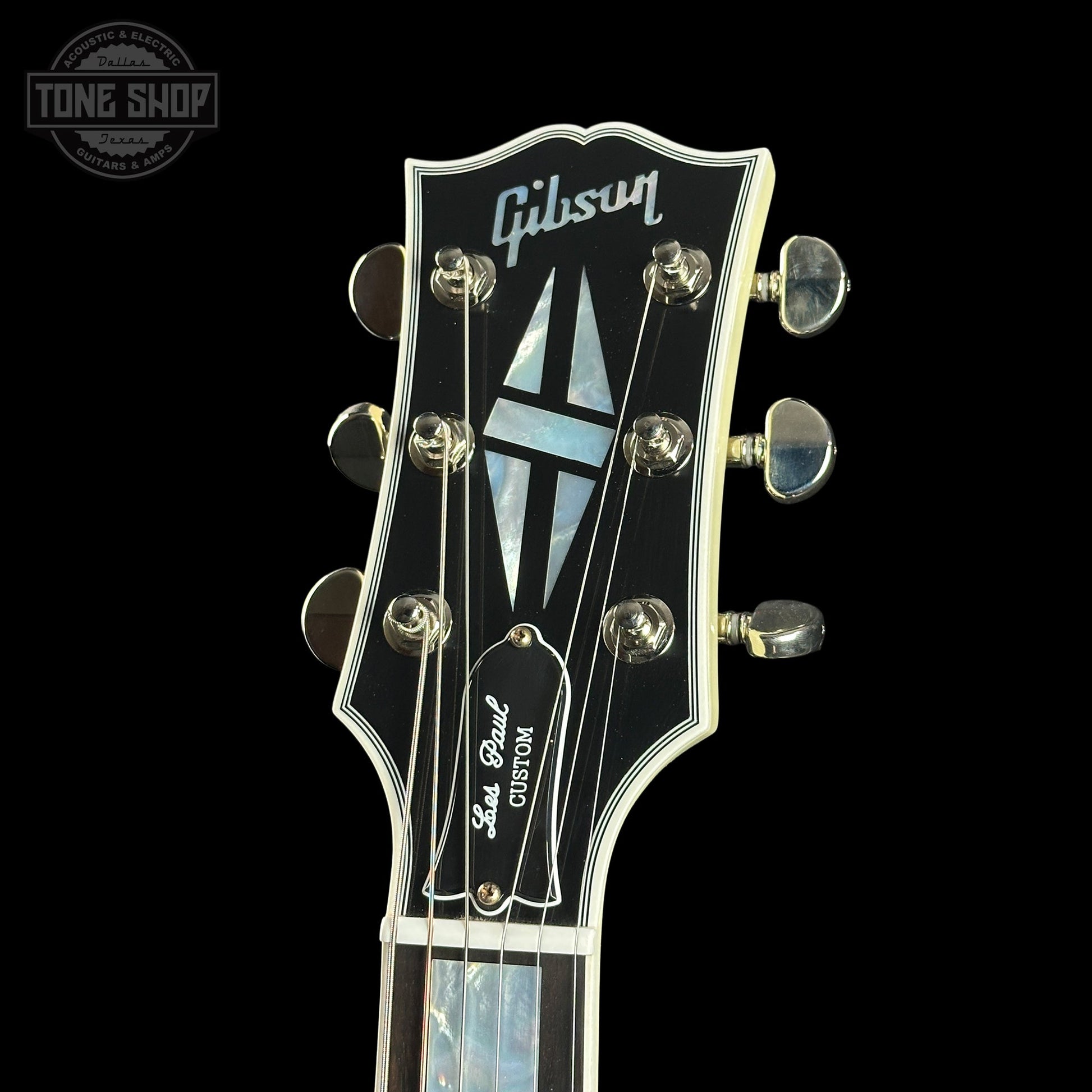 Gibson Custom Dealer Select Les Paul Custom Chambered Vintage White VOS w/case CS503058
