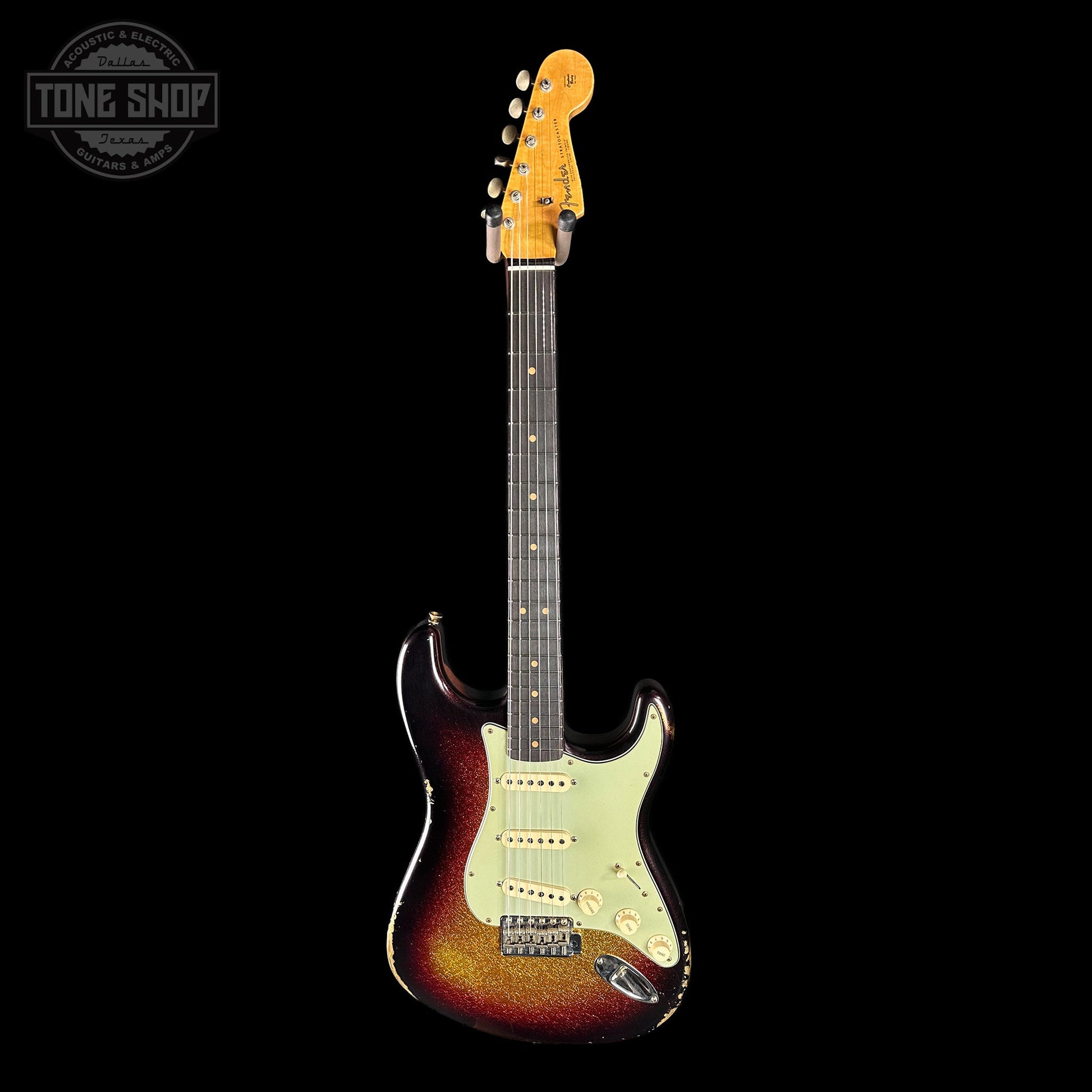 Fender Custom Shop 1963 Stratocaster Relic 3 Tone Sunburst Sparkle w/case TSLTD7OF10