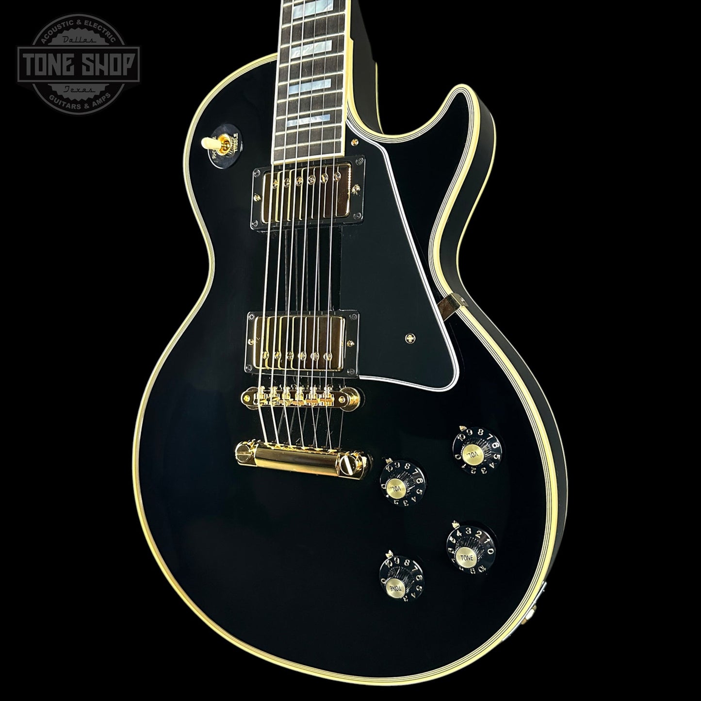 Gibson Custom 1968 Les Paul Custom Reissue Gloss Ebony w/case 602568
