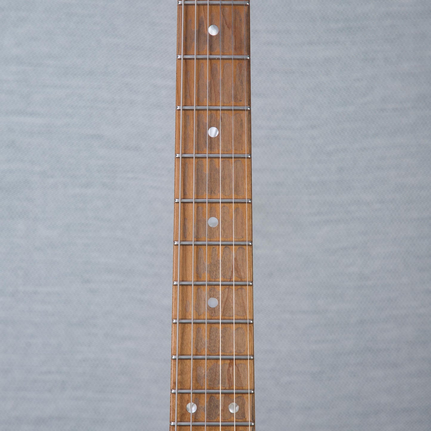 Novo Guitars Solus F2 Electric Guitar - FOF Shell Pink over Sonic Blue - #26047