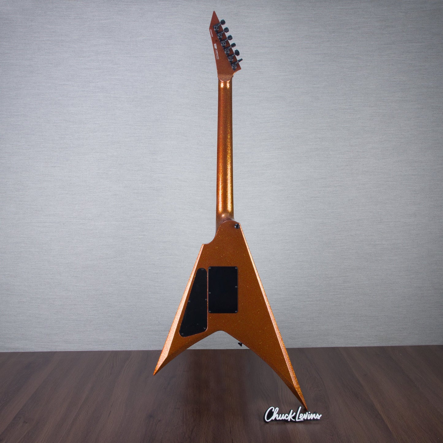 ESP USA V-II FR Electric Guitar - Rustic Copper Sparkle - #US24455 - Mint, Open Box