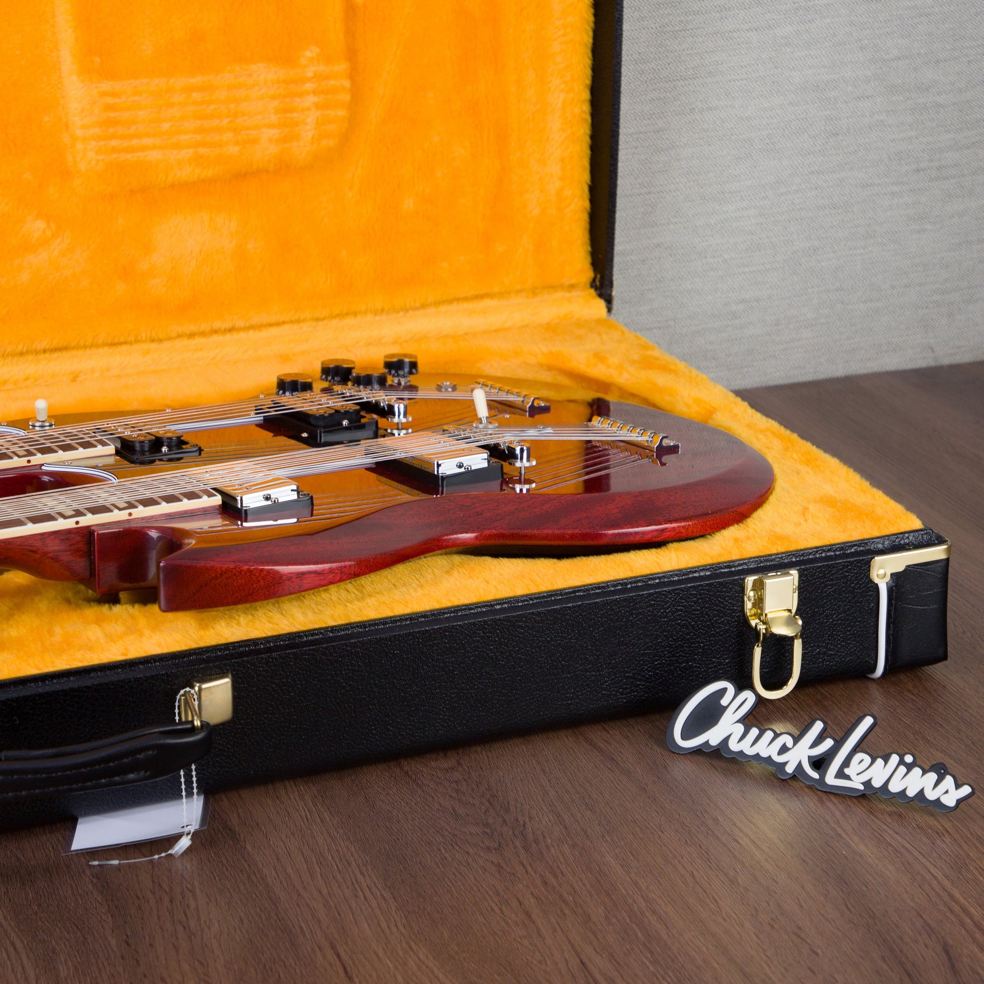 Gibson Jimmy Page EDS-1275 Doubleneck VOS Signature Electric Guitar - '69 Cherry - #CS403915