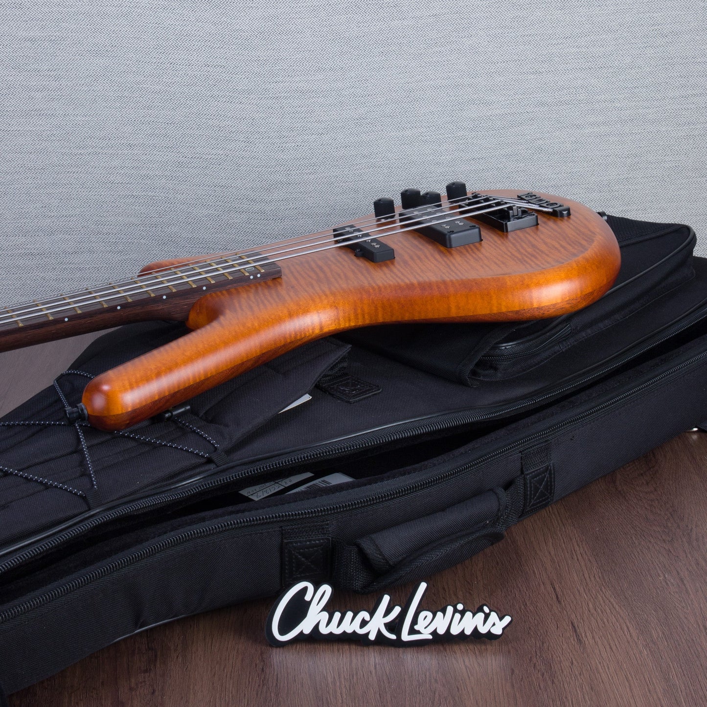 Warwick Limited Edition Pro Series Steametter 4-String Electric Bass Guitar - Special Amber Transparent Satin - #GPSG01025522