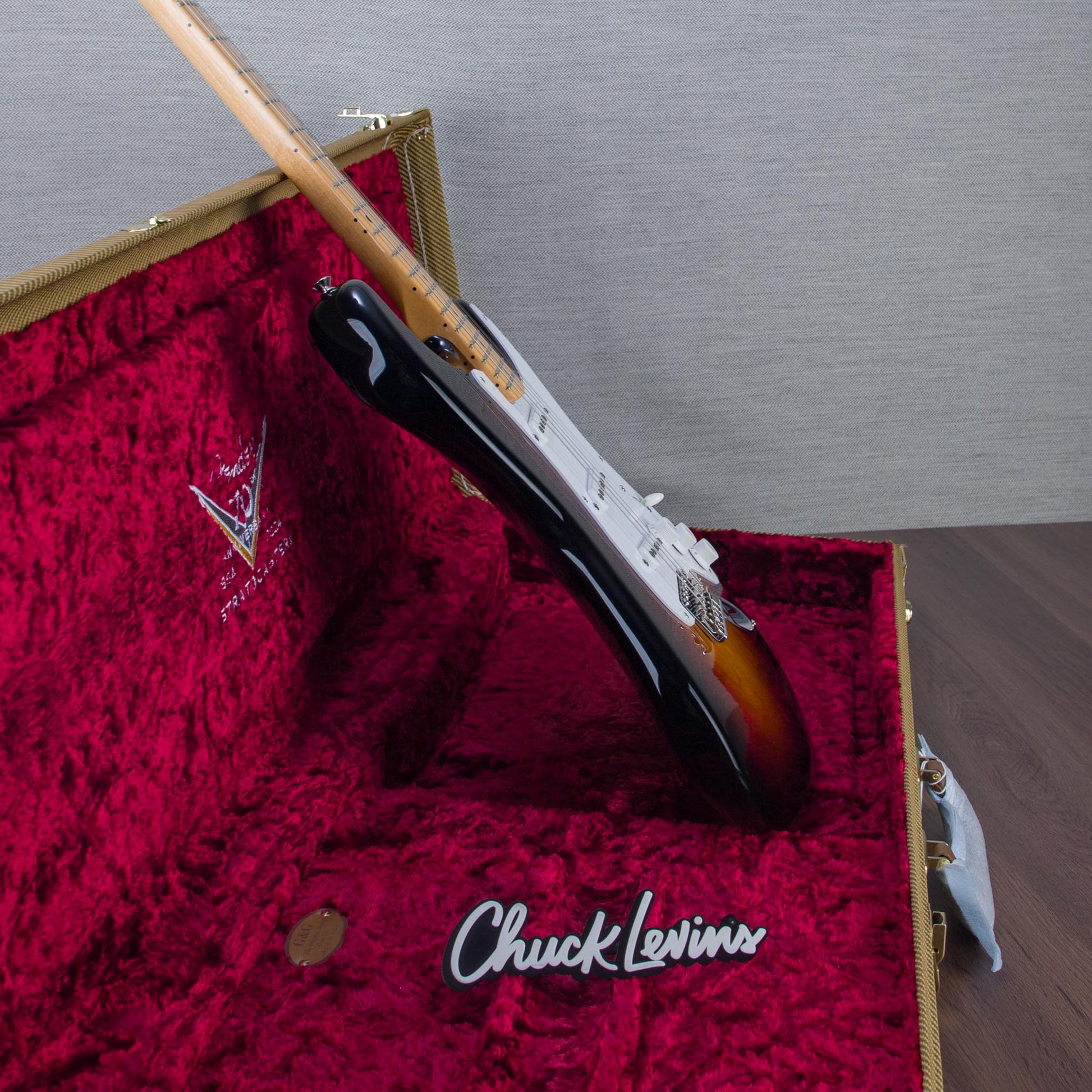 Fender Custom Shop Limited Edition 70th Anniversary 1954 Stratocaster NOS Electric Guitar - Wide Fade 2-Tone Sunburst - #XN5245.