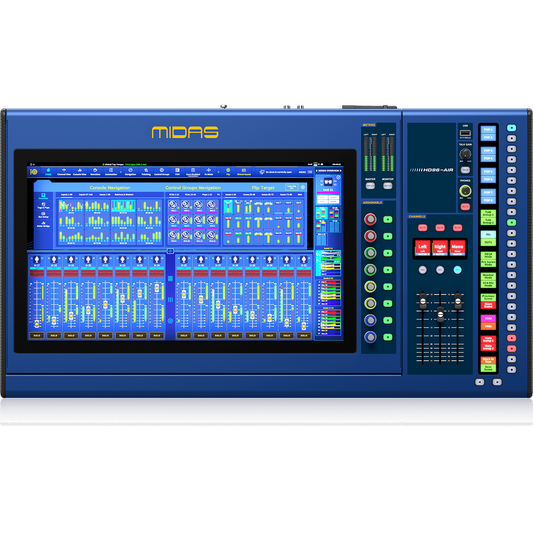 Midas HD96-AIR-CC-TP Live Digital Console with 21-Inch Touchscreen and Road Case