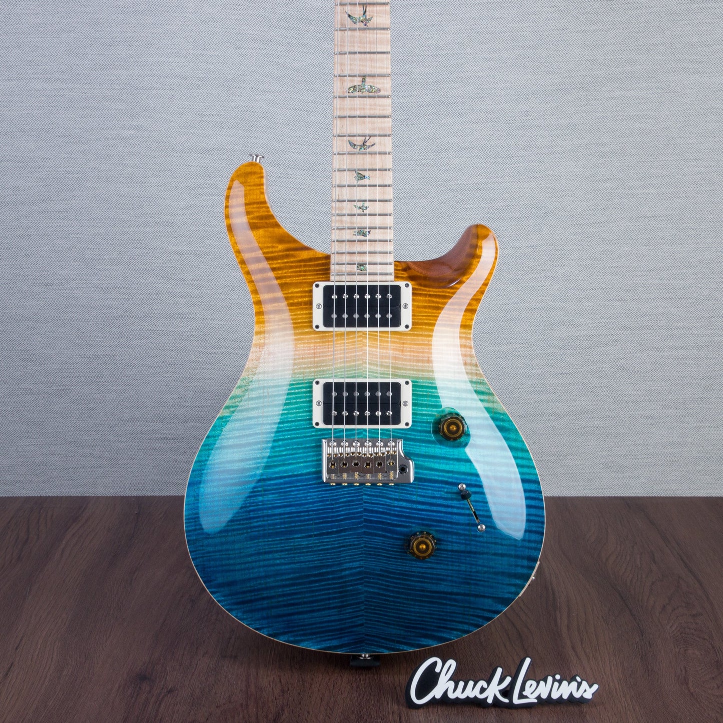 PRS Wood Library Custom 24 Electric Guitar - Private Stock Beach Fade Finish - CHUCKSCLUSIVE - #240383985 - 2024