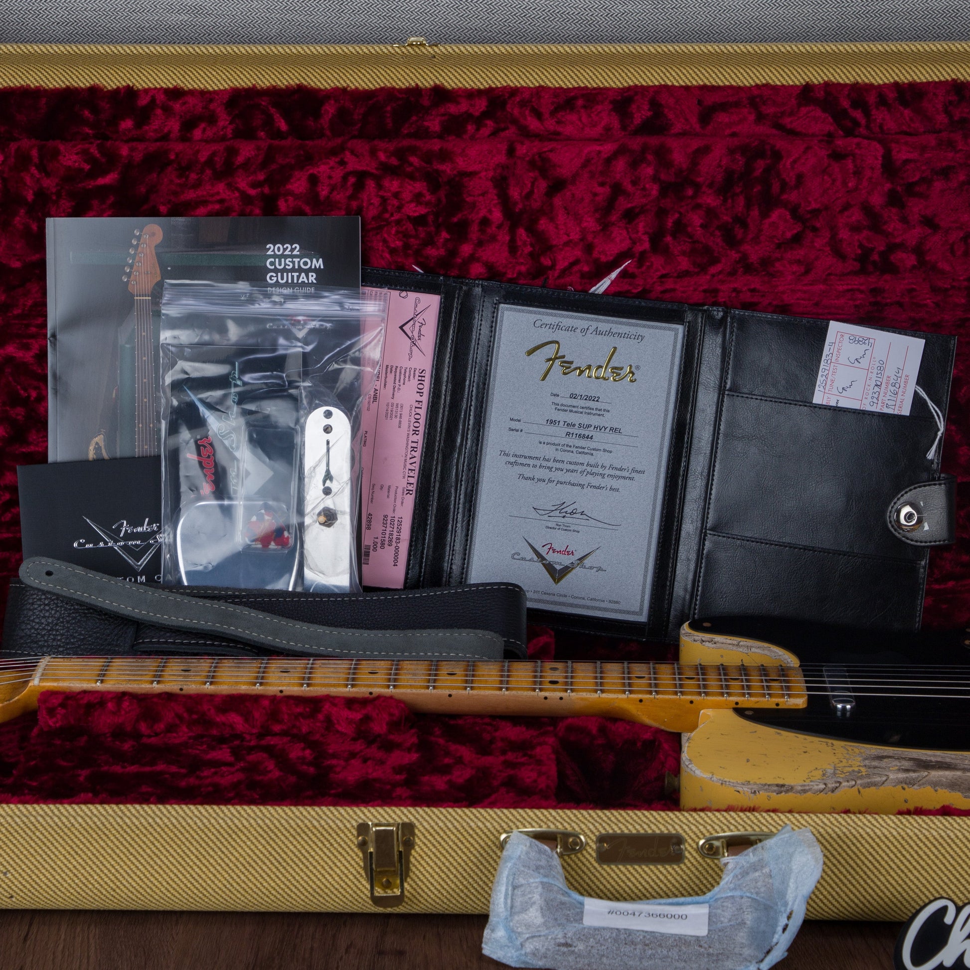 Fender Custom Shop Limited Edition #6 1951 Telecaster - Aged Nocaster Blonde - #R116844
