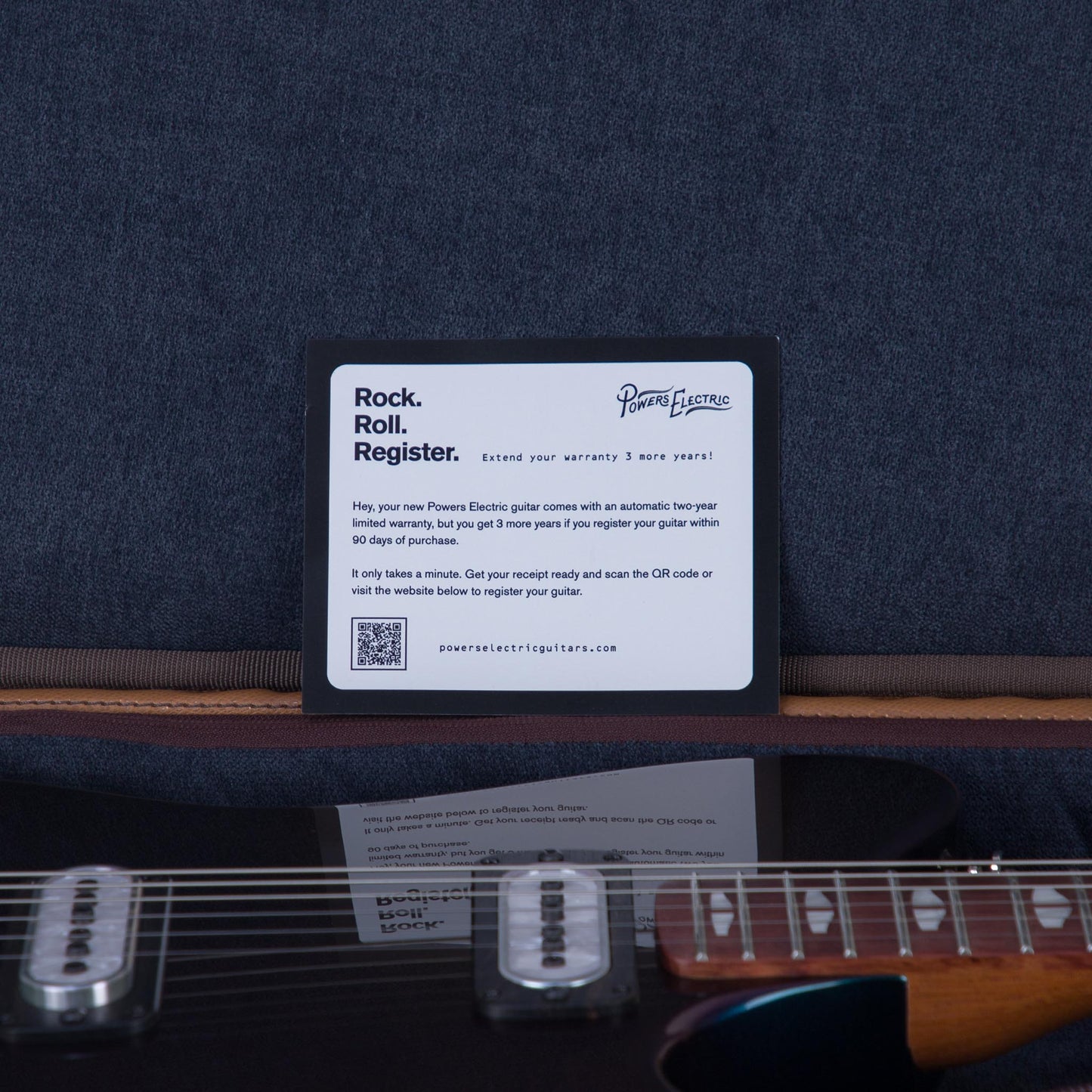 Powers Electric A-Type Electric Guitar - Chroma Borealis - #B007