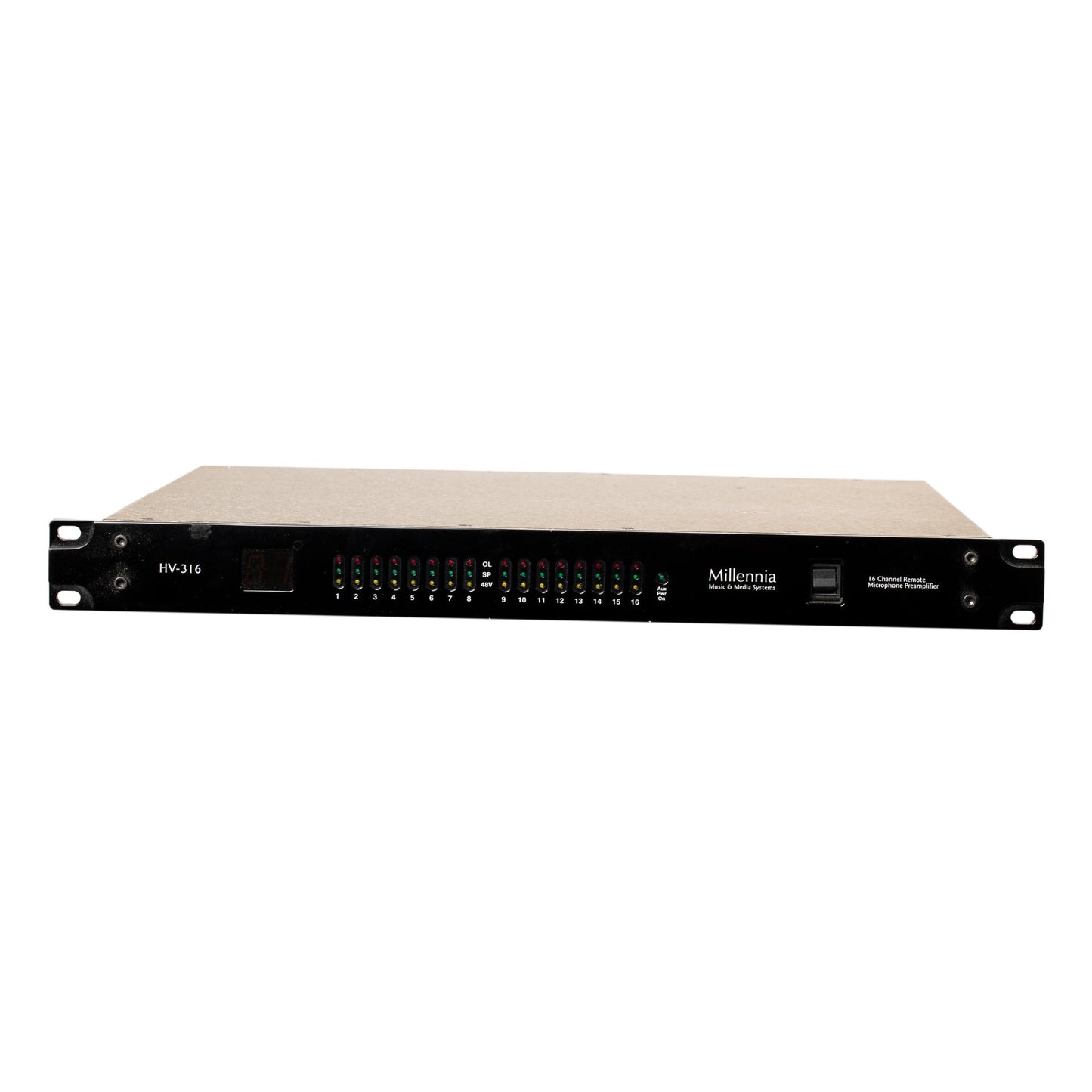 Millennia HV-316/16 16-channel Remote Control Ethernet Mic Preamp