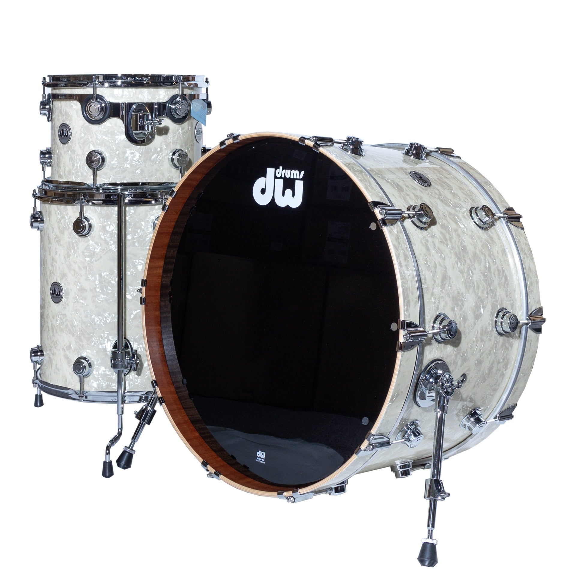 Drum Workshop Collectors Series 5-Piece Shell Kit - Ivory Chaos