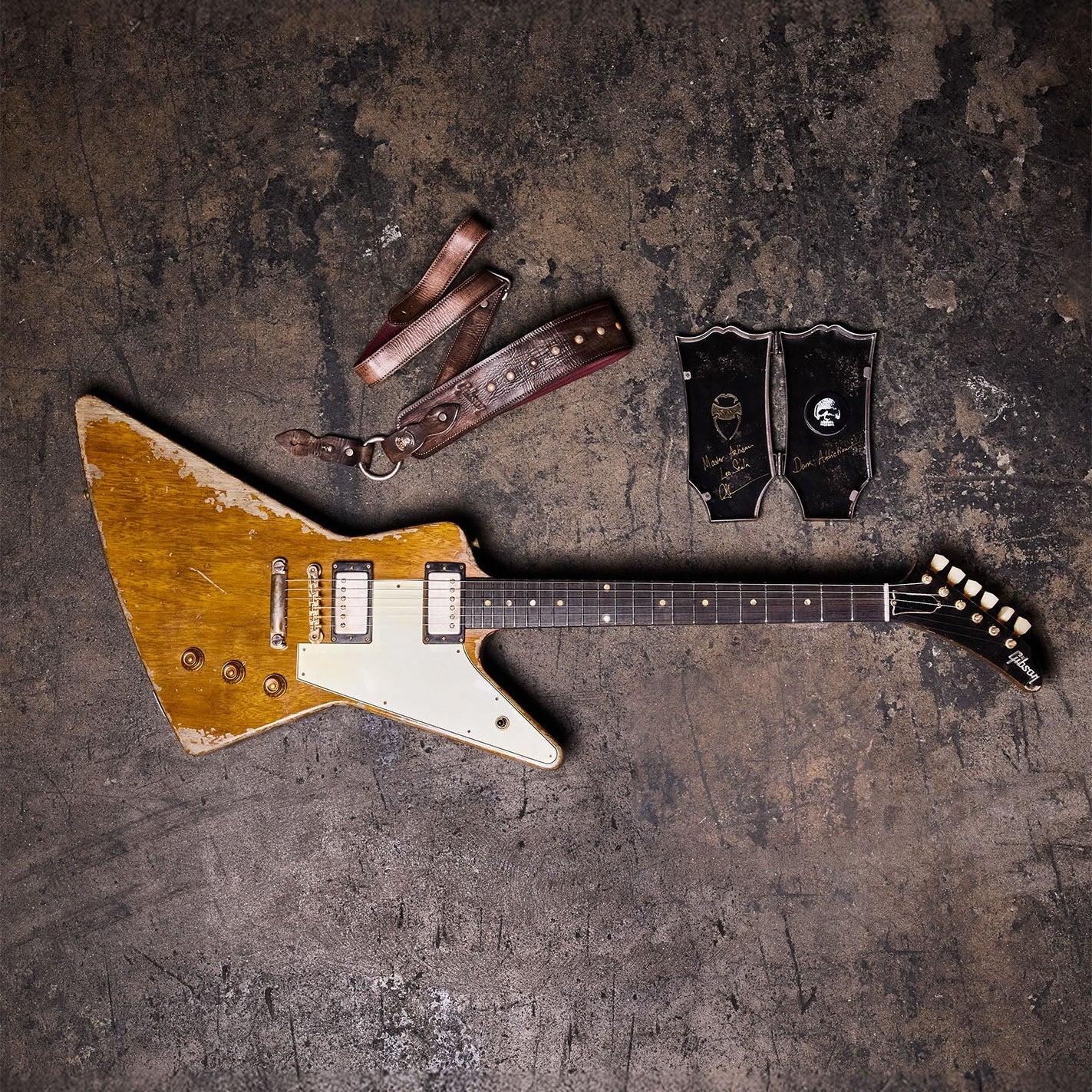 Gibson Custom Leo Scala Dark Addiction Explorer, Natural