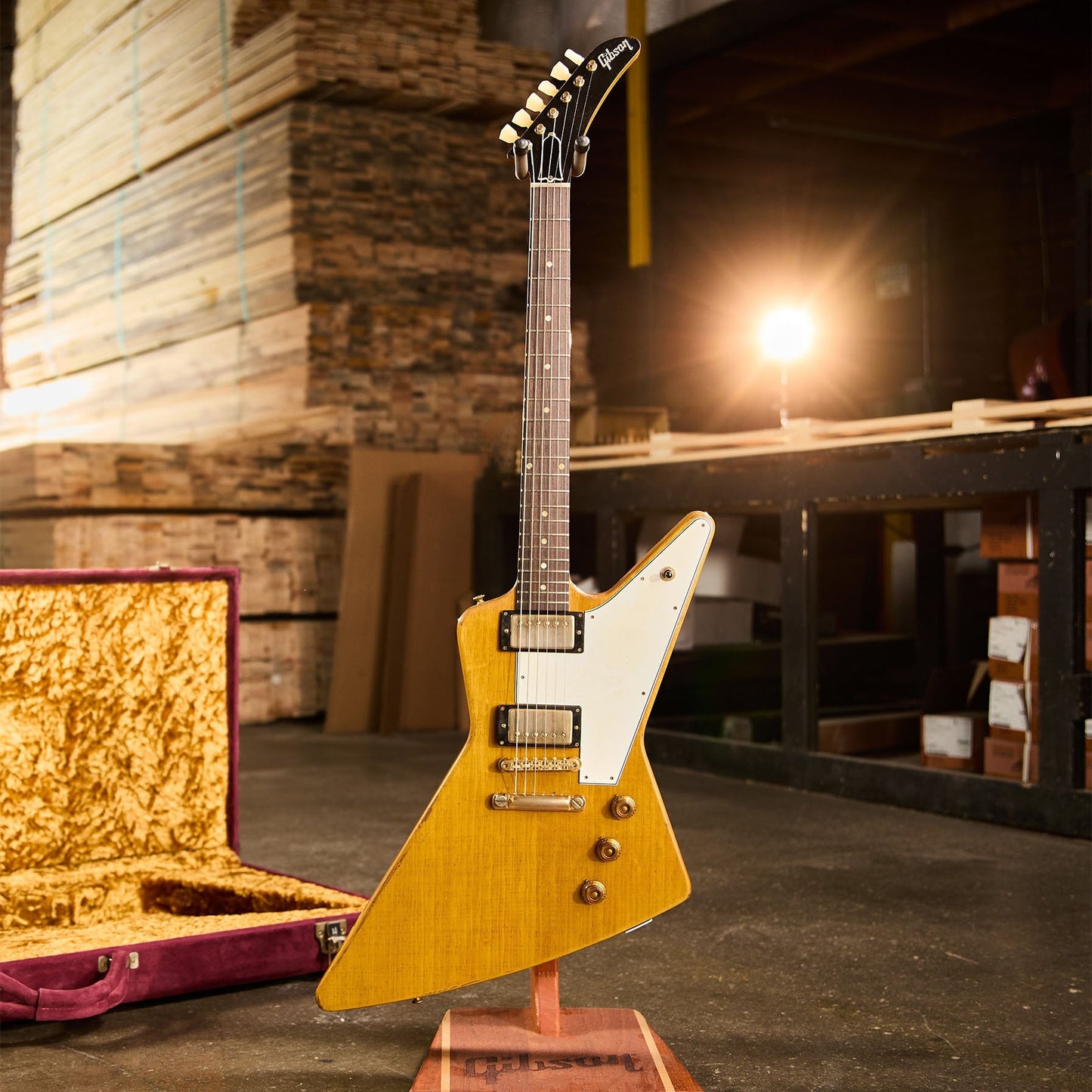 Gibson Custom Leo Scala Heavy Addiction Explorer #3, Natural