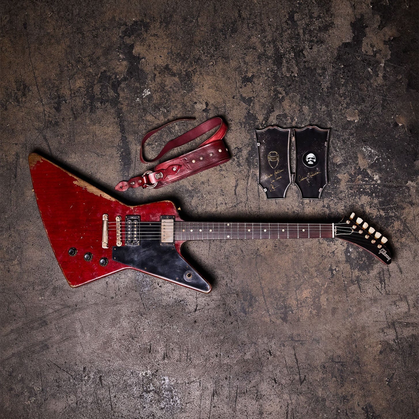Gibson Custom Leo Scala Custom Addiction Explorer, Dark Cherry