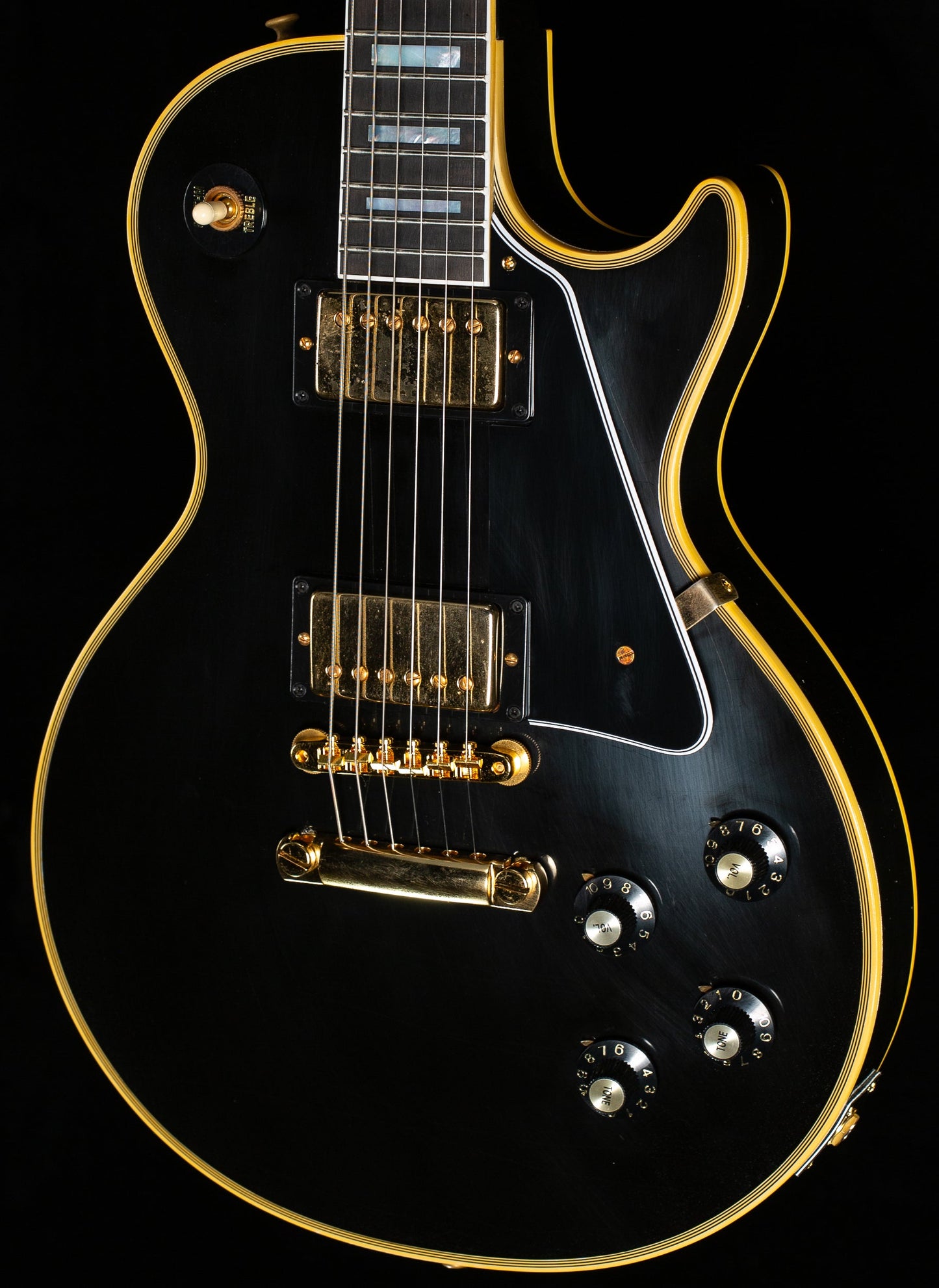 Gibson Custom Shop 1968 Les Paul Custom Reissue Murphy Lab Ultra Light Aged Ebony (118)