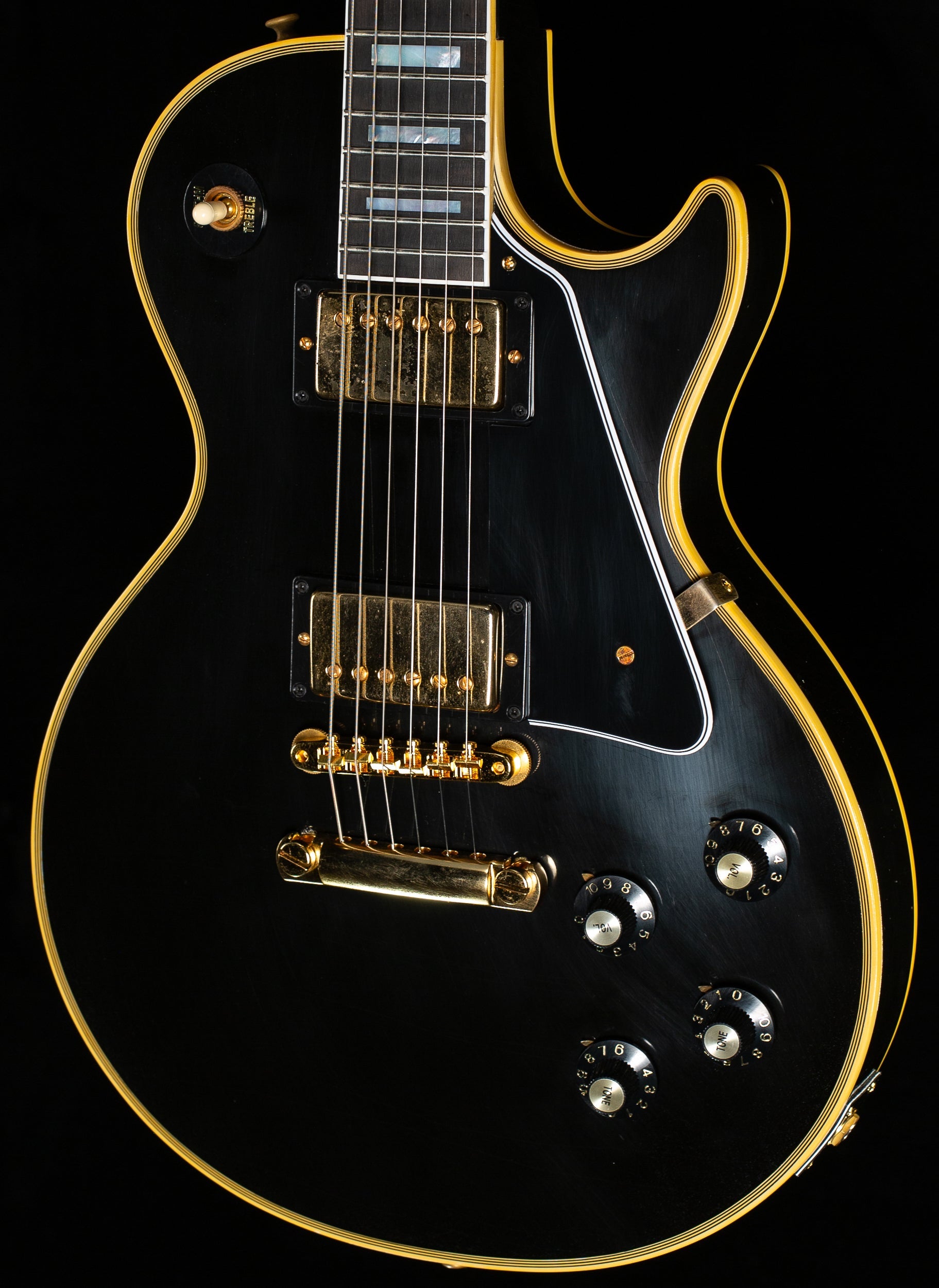 Gibson Custom Shop 1968 Les Paul Custom Reissue Murphy Lab Ultra Light Aged Ebony (118)