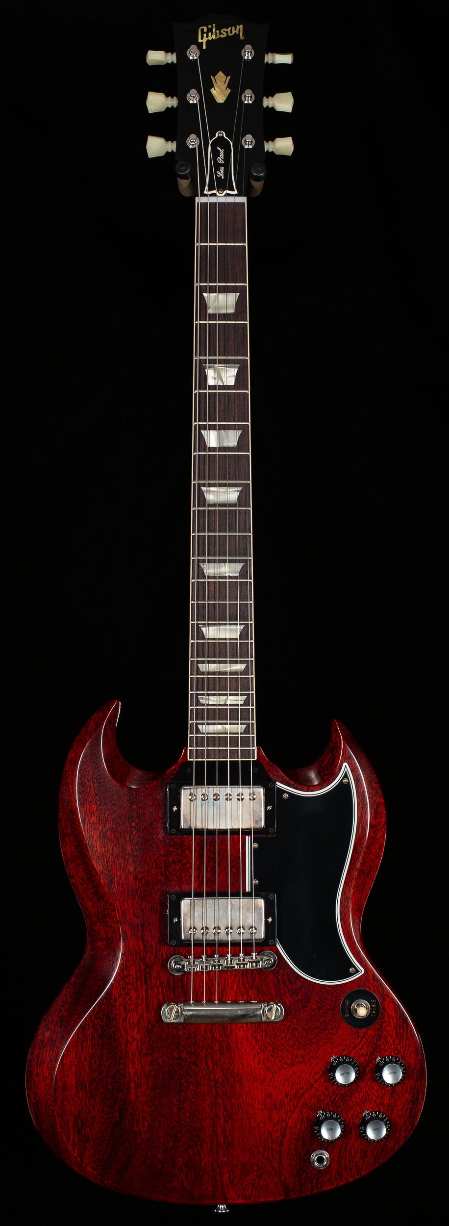 Gibson Custom Shop 1961 Les Paul SG Standard Reissue Stop-Bar VOS Cherry Red (971)