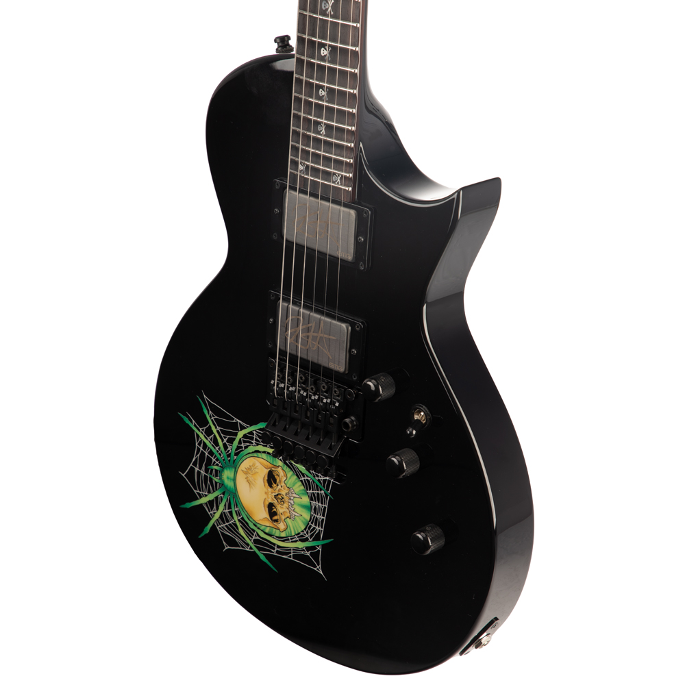 ESP 30th Anniversary KH-3 Spider Electric Guitar - Black With Spider Graphic